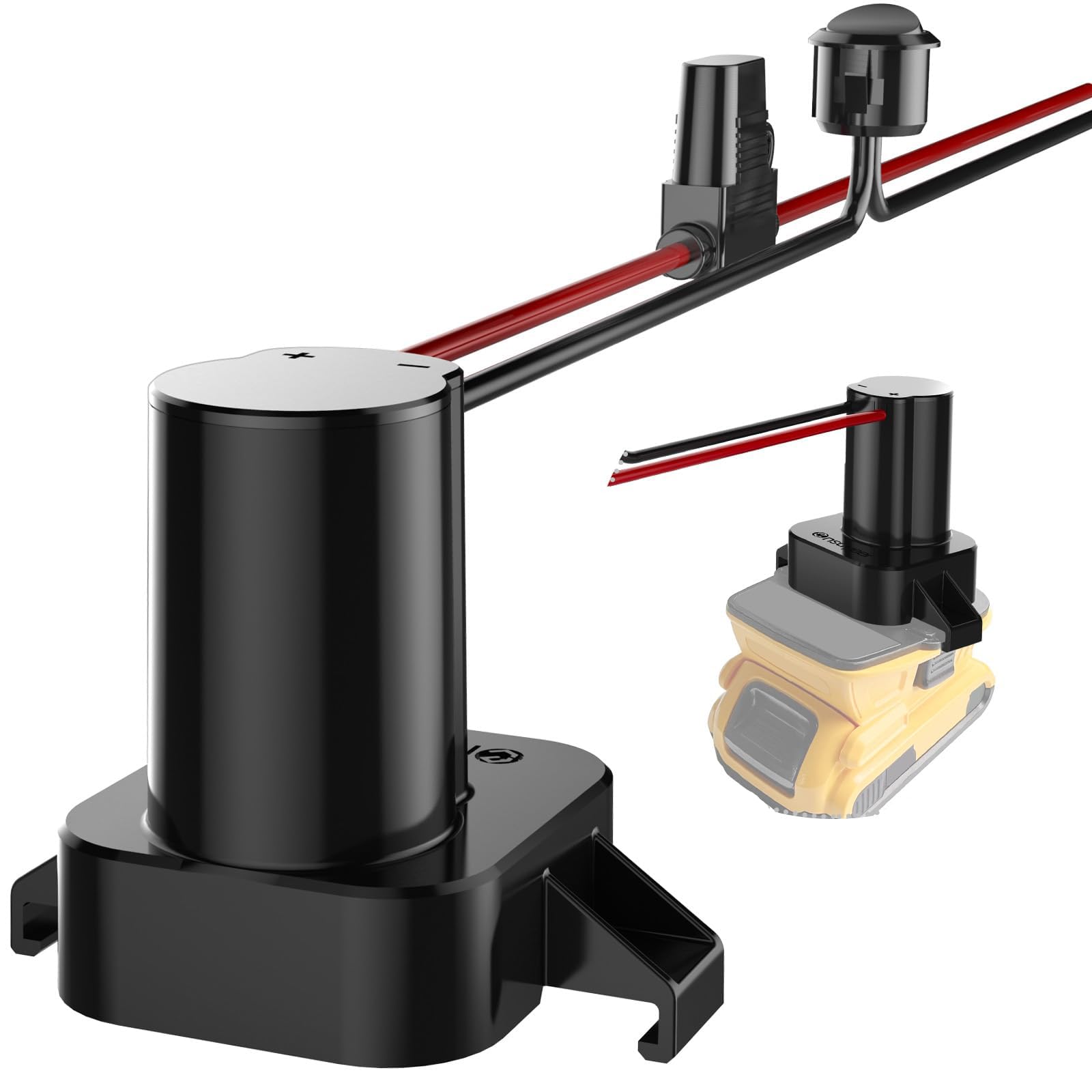 Power Wheel Adapter With Fuse & Switch, Secure Battery Adapter For 18V Xrp Lithium Battery, With 12 Gauge Wire, Good Power Conve