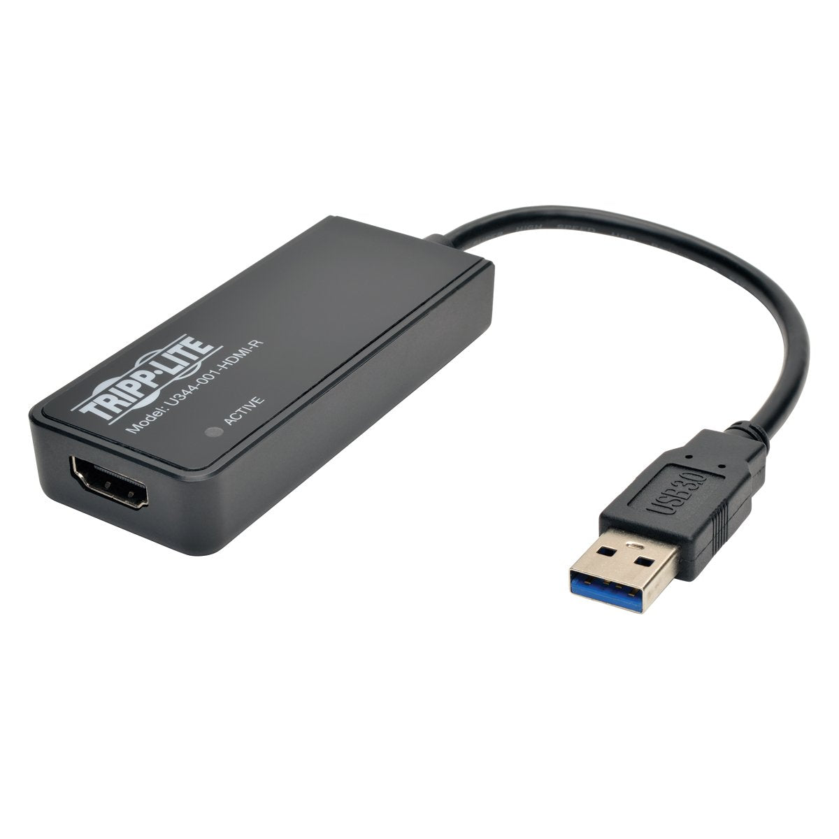 Tripp Lite Usb 3.0 Superspeed To Hdmi Dual Monitor External Video Graphics Card Adapter 512 Mb Sdram   2048X1152,1080P(U344 001 