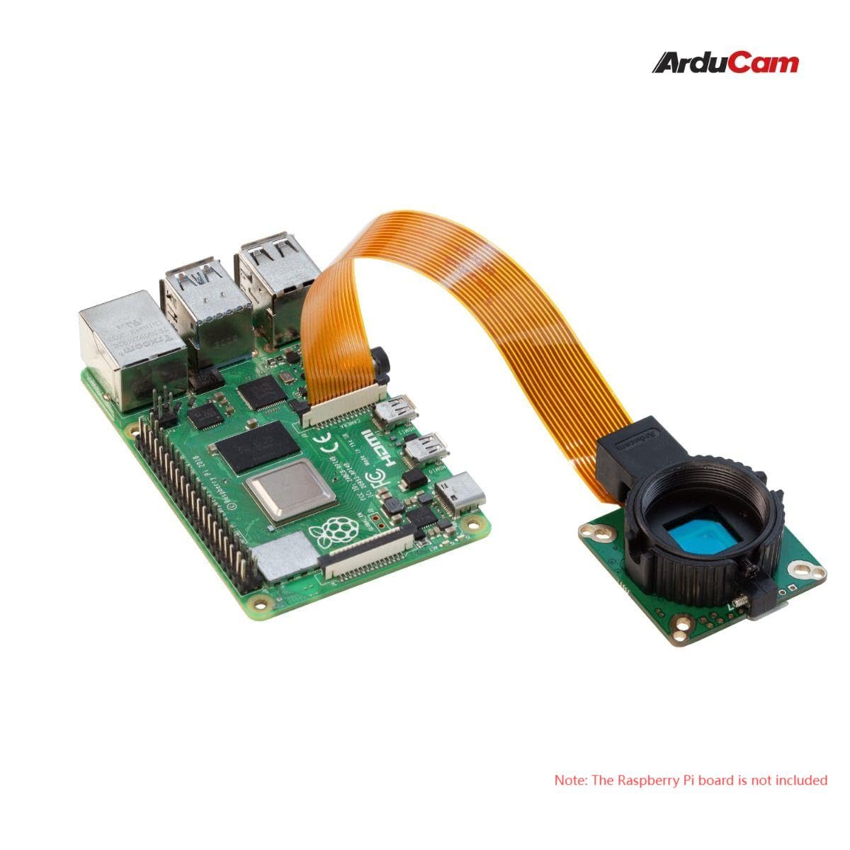 Arducam For Raspberry Pi Hq Camera, 12.3Mp Imx477 High Sensitivity Cmos Raspberry Pi 5 Camera, Comes With C Cs Adapter And Tripo
