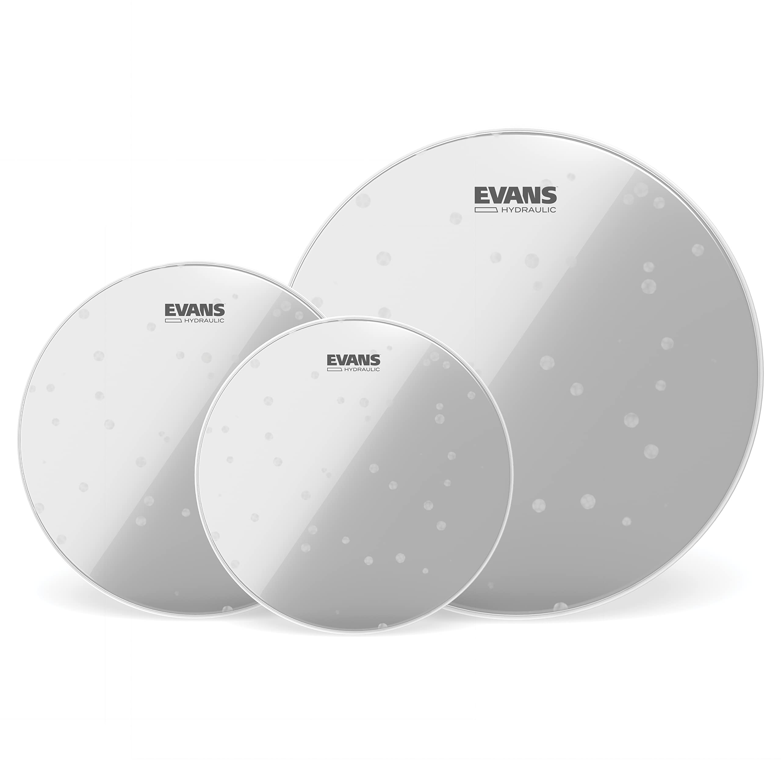Evans Drum Heads   Hydraulic Glass Tompack, Fusion (10 Inch, 12 Inch, 14 Inch)