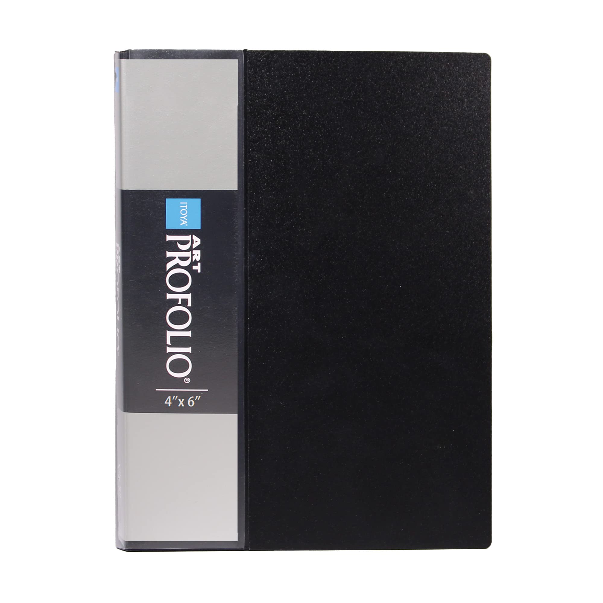 Itoya Original Art Profolio Black 4X6 Photo Album Book With 48 Pages   Small Photo Album 4X6 Art Portfolio Folder For Artwork  