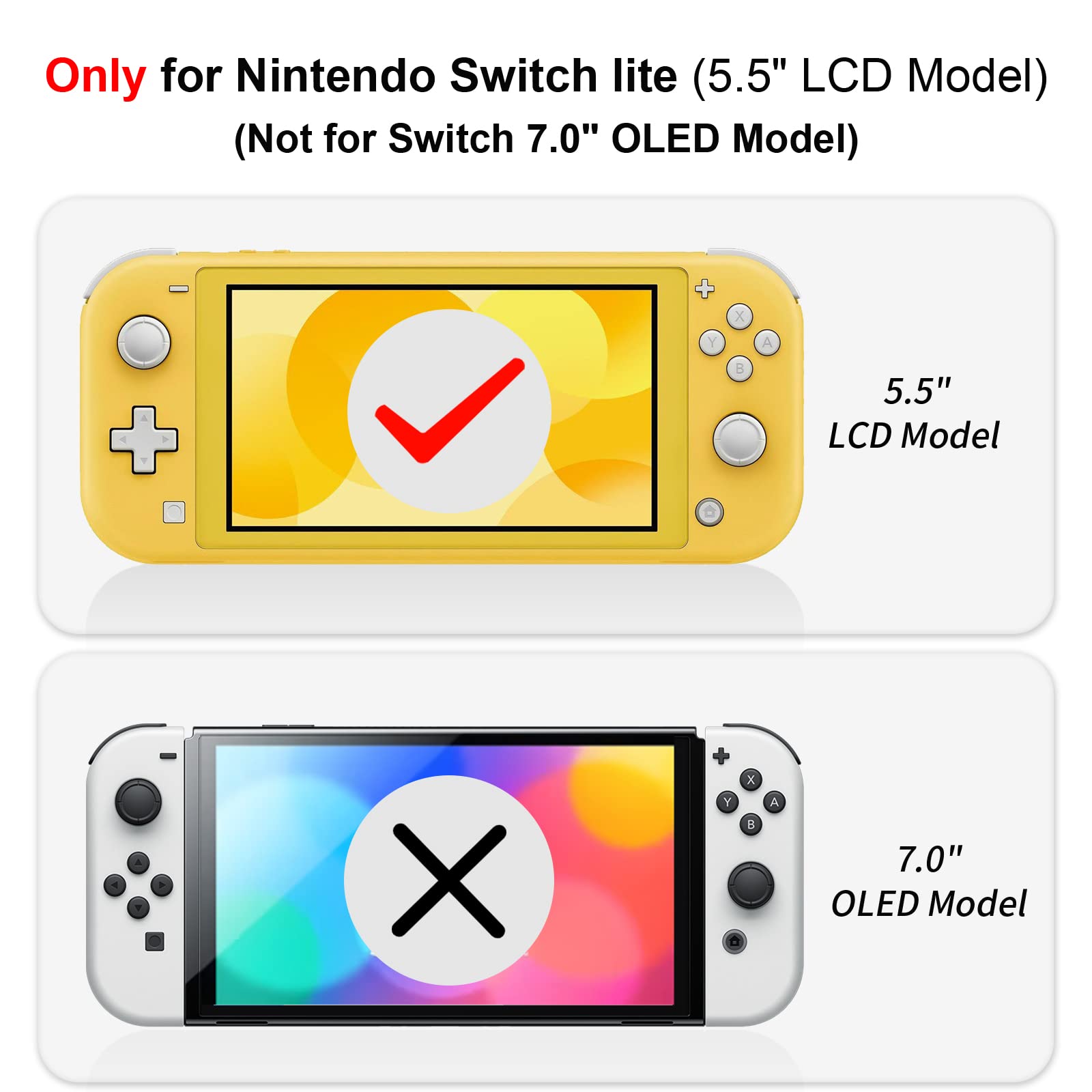 Newdery Battery Charger Case For Nintendo Switch Lite 5.5'', Support Pd & Qc 3.0 Fast Charging, Built In 10400Mah Portable Backu