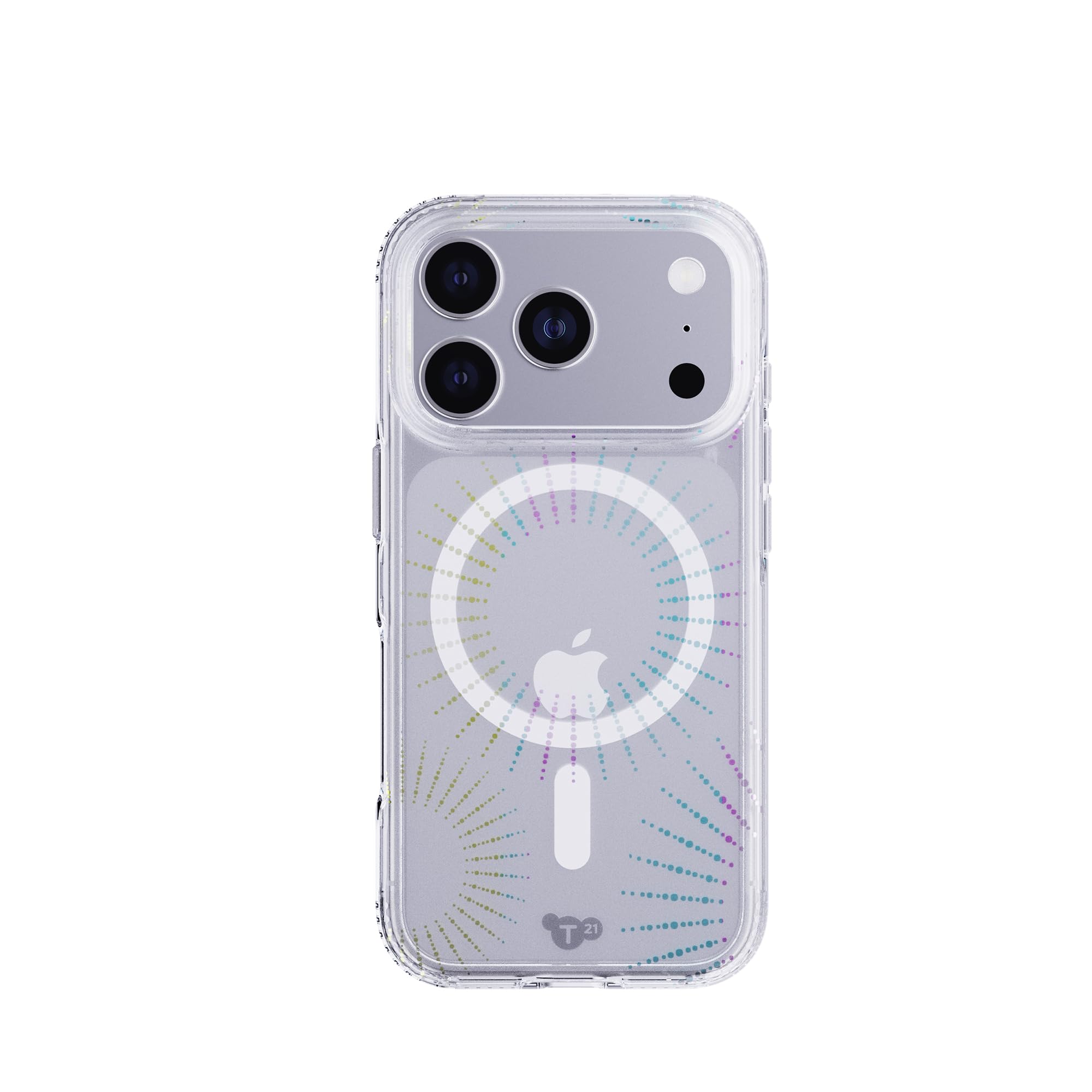 Tech21 EvoSparkle Case for iPhone 17 Pro - Lunar | Slim Protective Case | Impact Protection | MagSafe Compatible
