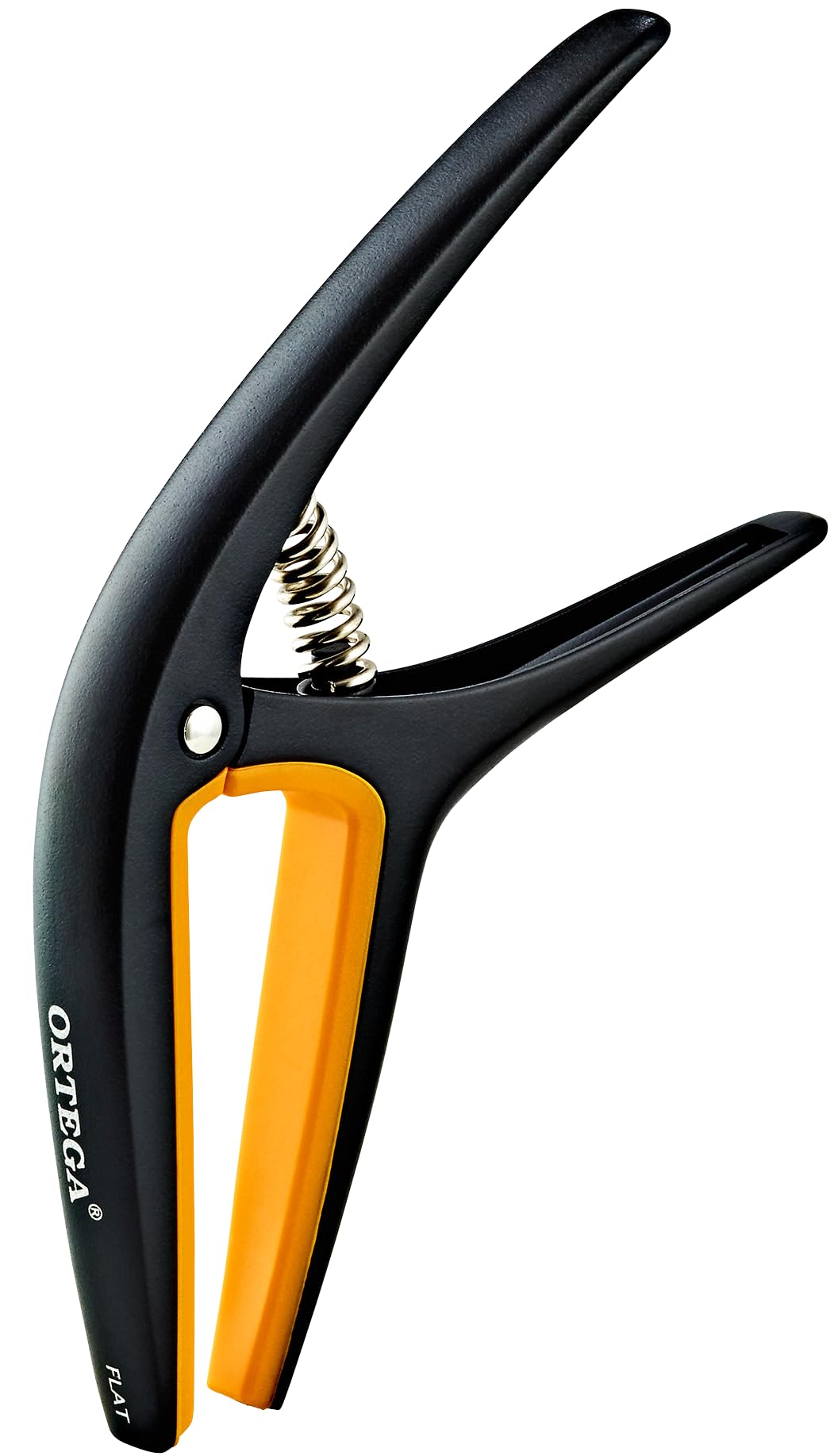 Ortega Guitars TwcapoSbk Twin Capo  Reversible Two Way Capo Fits Curved & Classical Flat Fretboards, Black