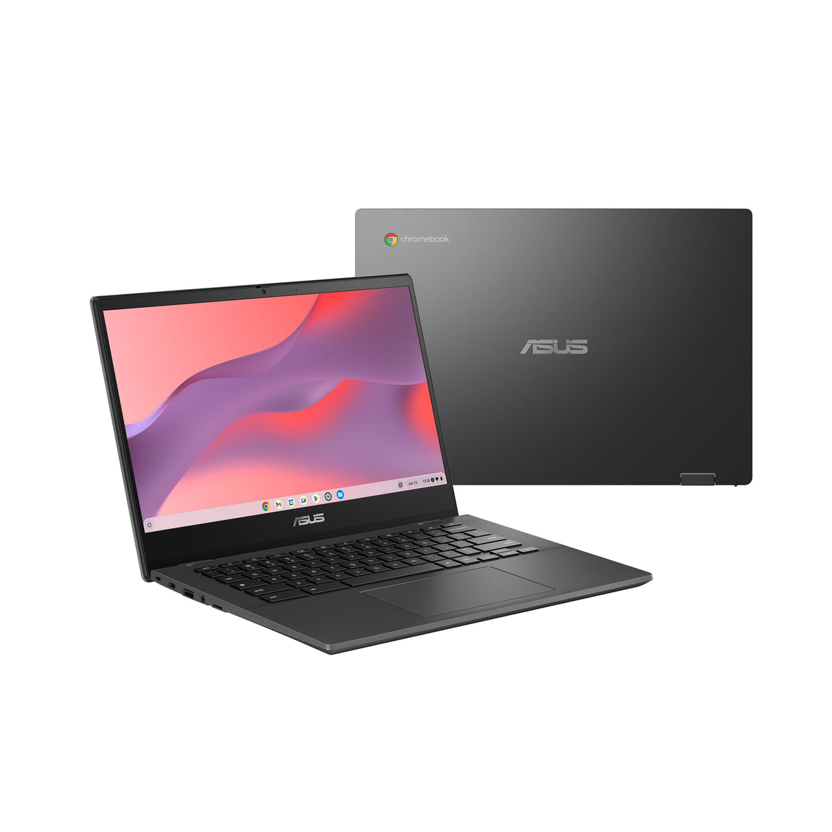 Asus Chromebook Cm14 Laptop, 14'' Hd Anti Glare Display (1366X768), Mediatek Kompanio 520, 4Gb Ram, 64Gb Emmc, Chromeos, Gray, C