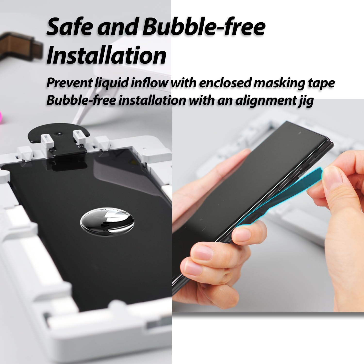 Whitestone Dome Glass Screen Protector For Google Pixel 8 Pro (2023), Full Tempered Glass Shield With Liquid Dispersion Tech [Ea