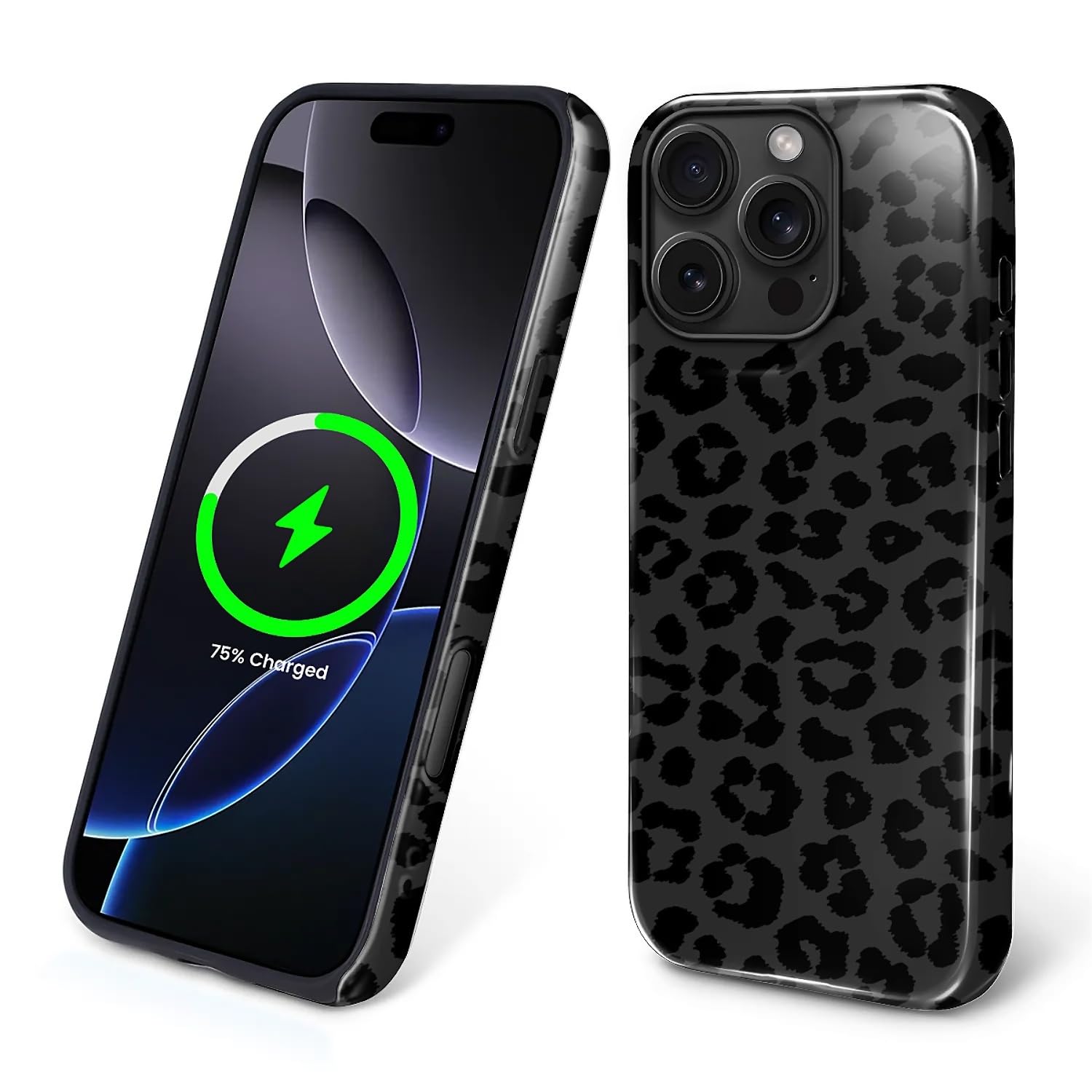 Flivro Magnetic Case for iPhone 16 Pro, Compatible with Magsafe PC Hard Shell & Silicone Inner Bumper Anti-Scratch Full-Body Cov