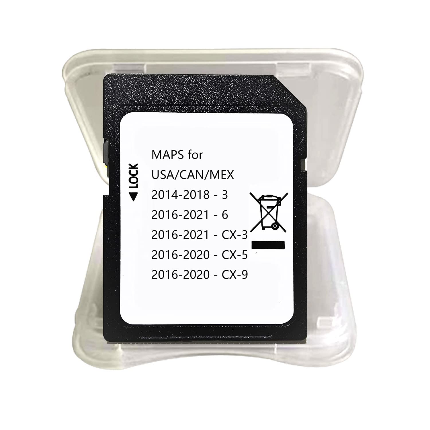 2022 Latest Navigation Sd Card For Maz Da 3 6 Cx 3 Cx 5 Cx 9 Navigation Sd Card Map Usa/Ca/Mex