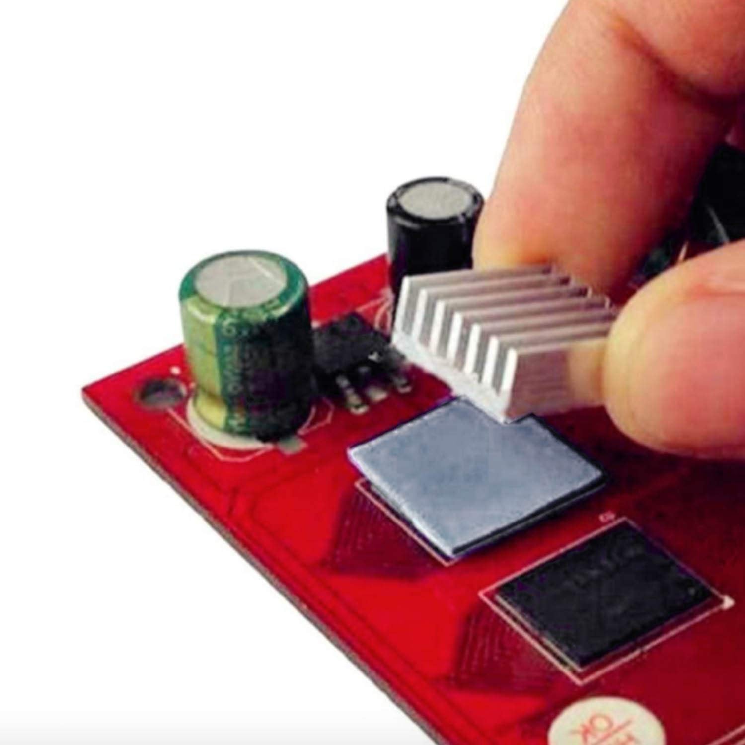 Easycargo 30Pcs Thermal Pad Multiple Sizes, Cooler Heatsink Thermal Pad, Thermal Pad For Cooling Laptop Ic Chips Nvme M.2 Ssd Heat Sink