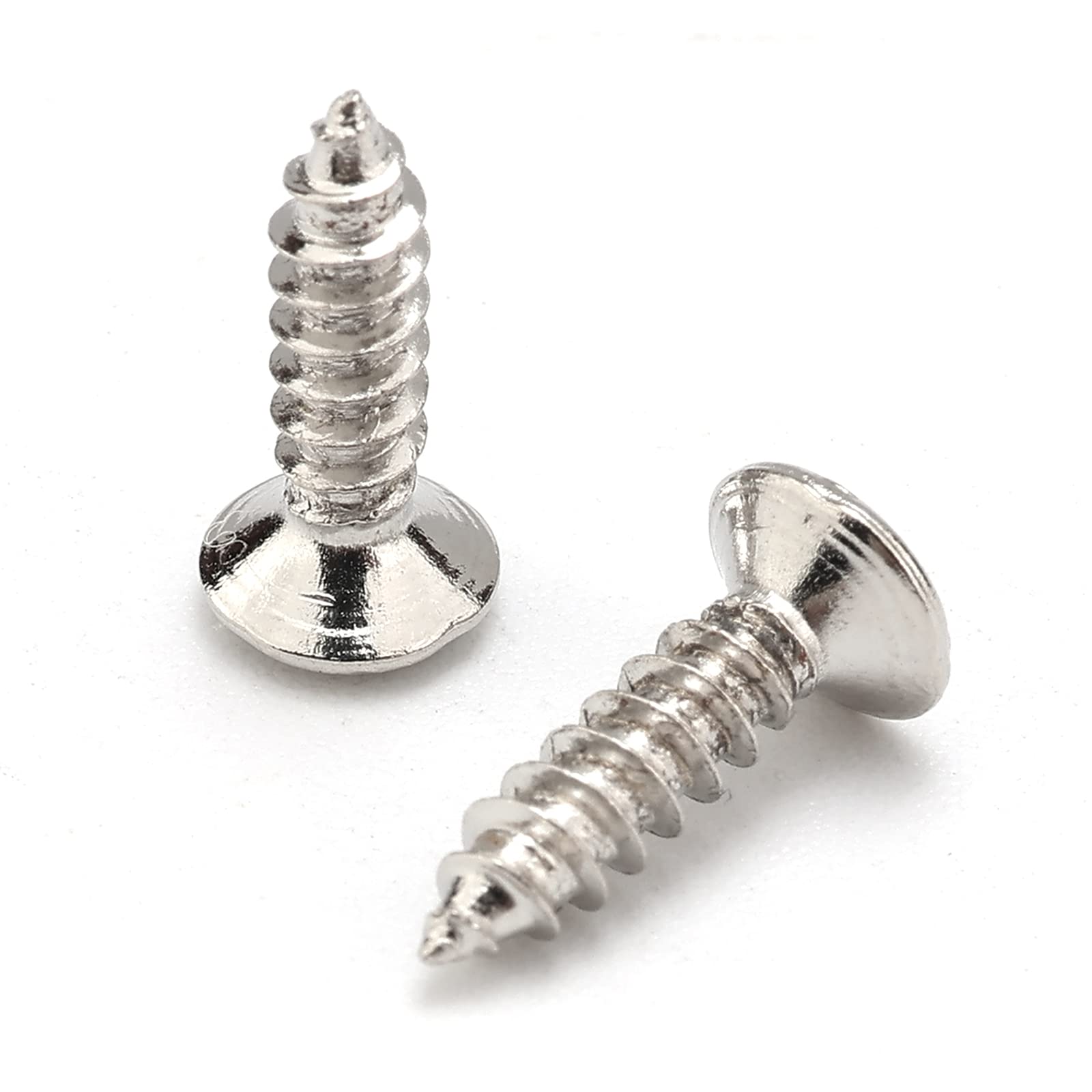 Chrome Guitar Bass Mounting Pickguard Screw For St Tl Sg Lp Guitar Pack Of 100