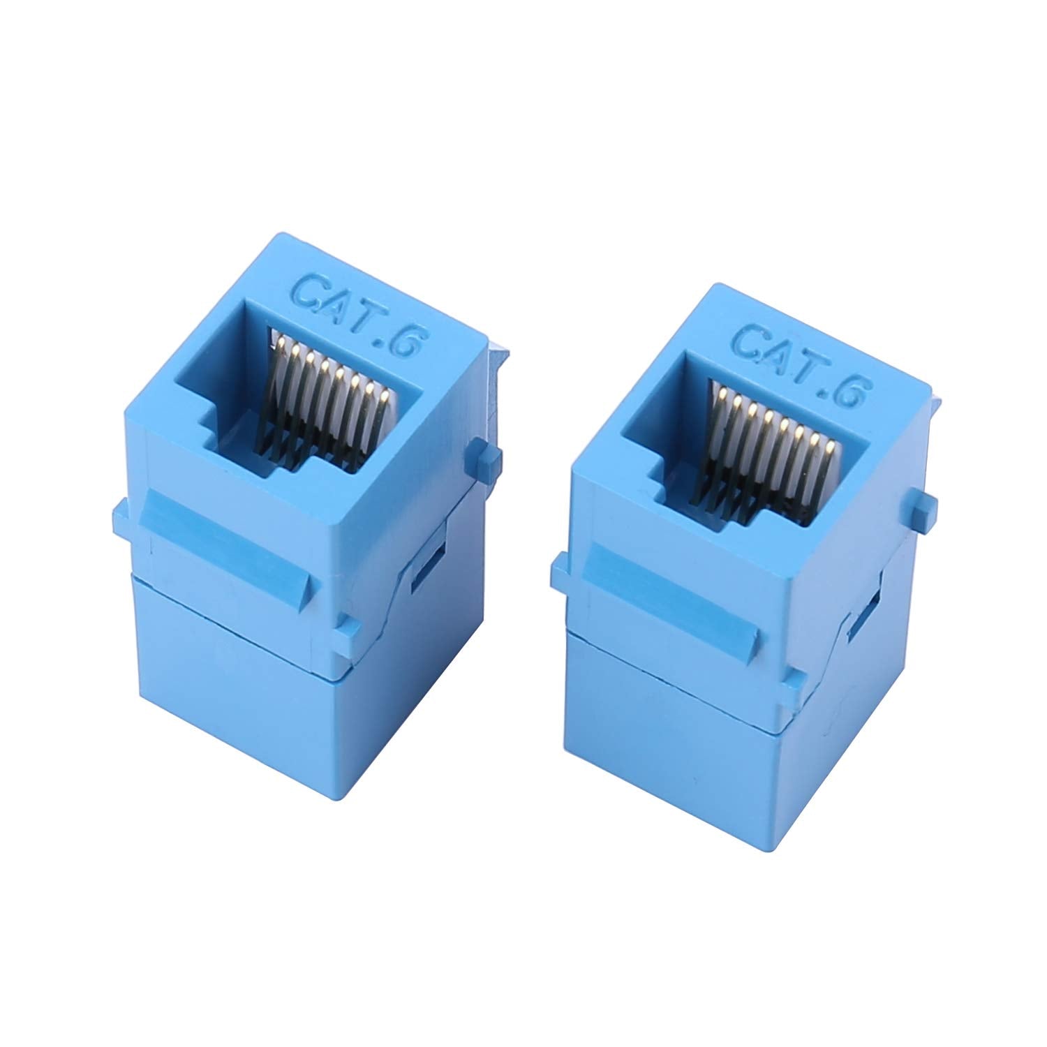 Rj45 Keystone Coupler   10Pack Igreely Cat6 Cat5E Cat5 Compatible 8P8C Ethernet Network Jack Insert Snap In Adapter Connector Po