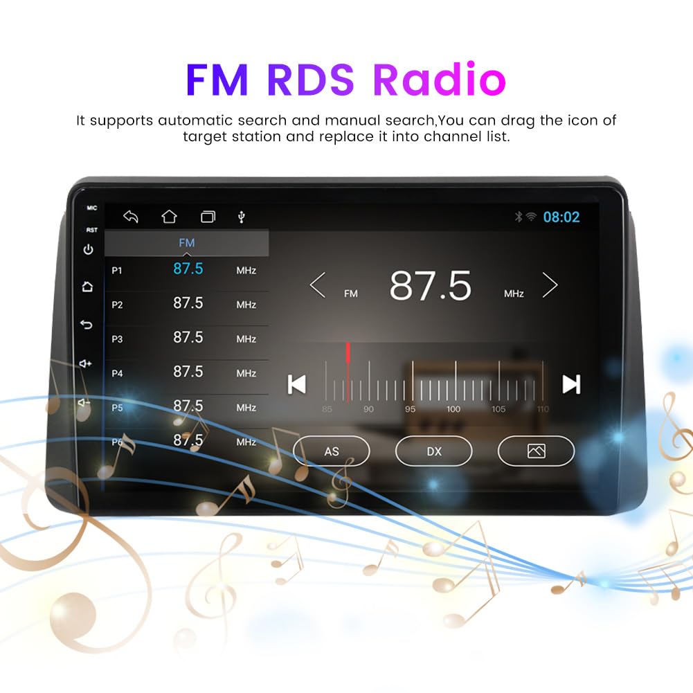 Android 12 Car Radio Stereo For Dodge Grand Caravan 2011 2020 For Chrysler Grand Voyager 2011 2015, Biorunn 9'' 4 Core Wireless