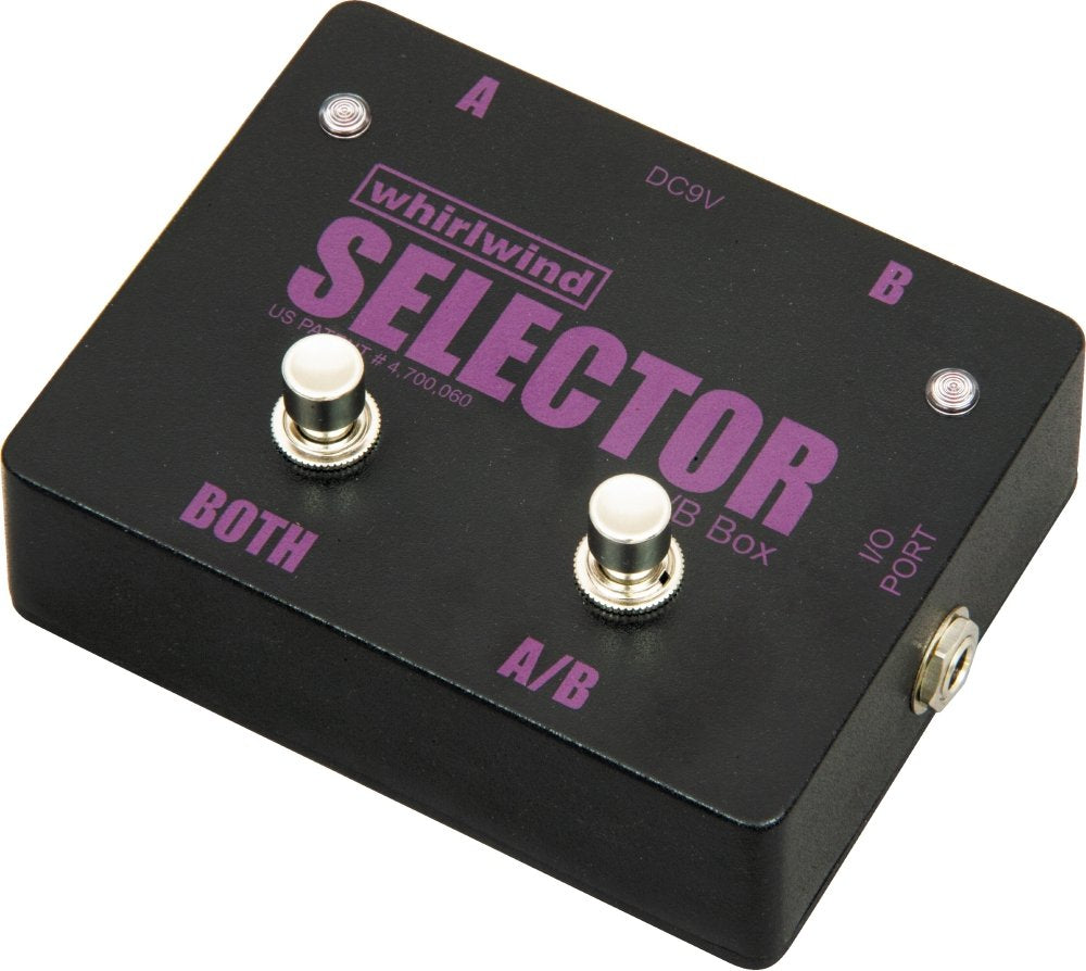 Whirlwind Selector Instrument Switch Channels A And B Or Select Both, 1 Meg Ohm Impedance In/Out
