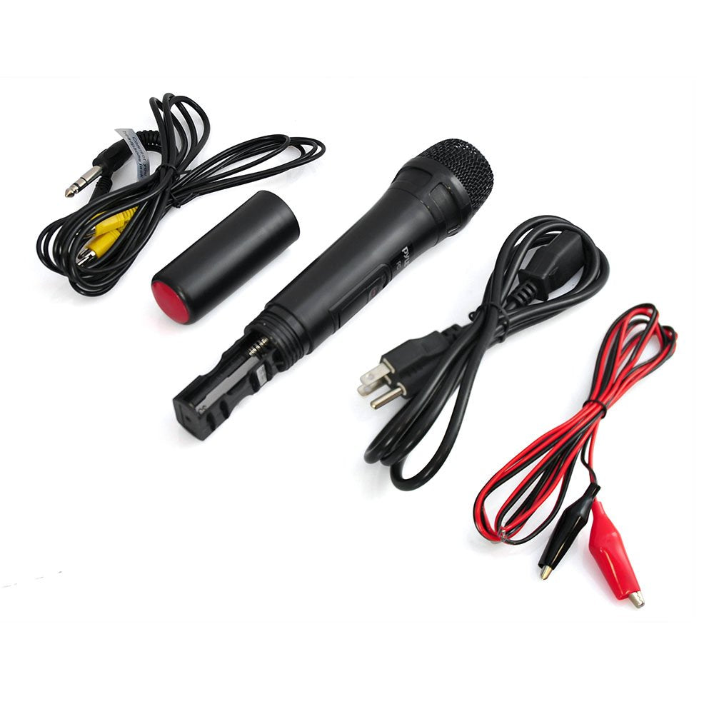 Pyle Outdoor Portable Wireless Bluetooth Pa Loud Speaker Stereo Sound System With 10 Inch Subwoofer, Mid Range Tweeter, Recharge