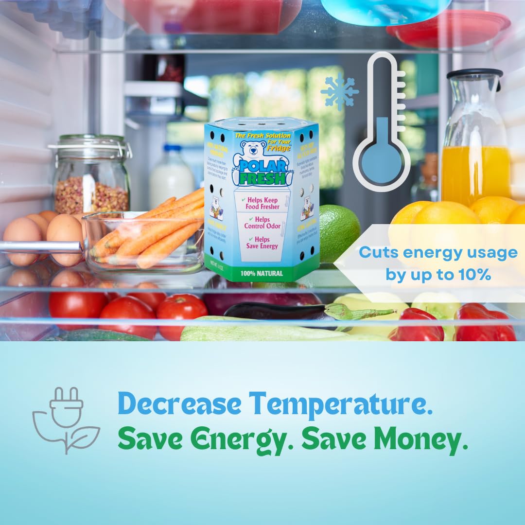 Polar Fresh   Refrigerator Odor And Moisture Absorber   Deodorizer   Ethylene Gas Absorber   Produce Preserver   Two Way Humidit