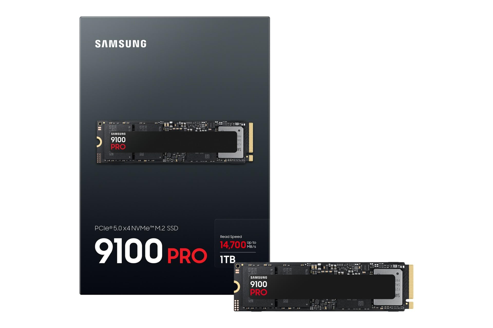 Samsung Memory Mz Vap1T0Bw 9100 Pro Internal Ssd 1Tb, Pcie 5.0 X4, Nvme 2.0, Ssd Designed For Professionals And Gamers, Compatib