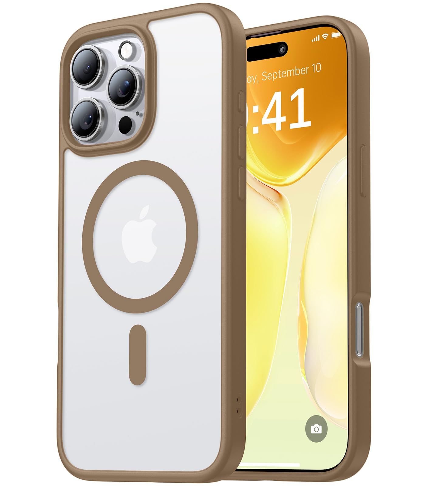 Shiiuou Strong Magnetic For Iphone 16 Pro Case, Skin Friendly [Compatible With Magsafe] [Military Grade Test Protection] Shockpr