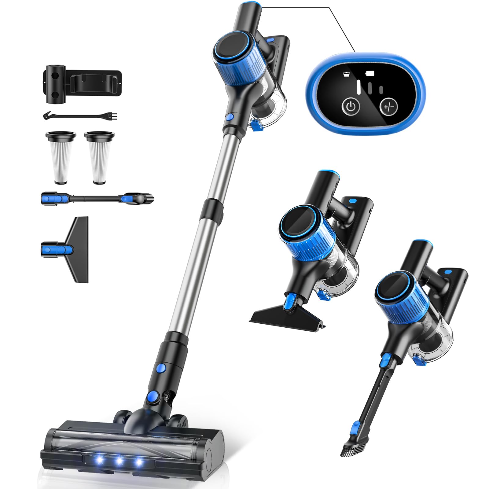 OIIWNS A27 Stick Vacuums & Electric Brooms, Blue