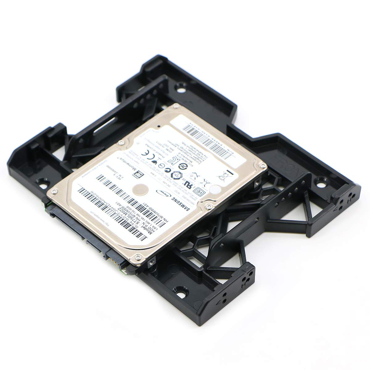 Pasow 2.5 Or 3.5 To 5.25 Ssd Hdd Mounting Bracket Internal Hard Disk Drive Bays Holder Adapter For Pc