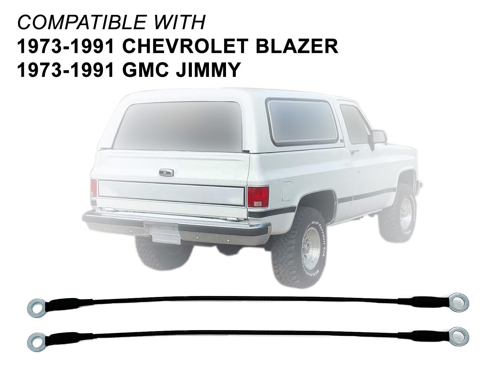 Apa Replacement 22 Tailgate Cable For 1973-1991 Blazer Jimmy Pair Passenger And Driver Side 6274850 Gm1918100