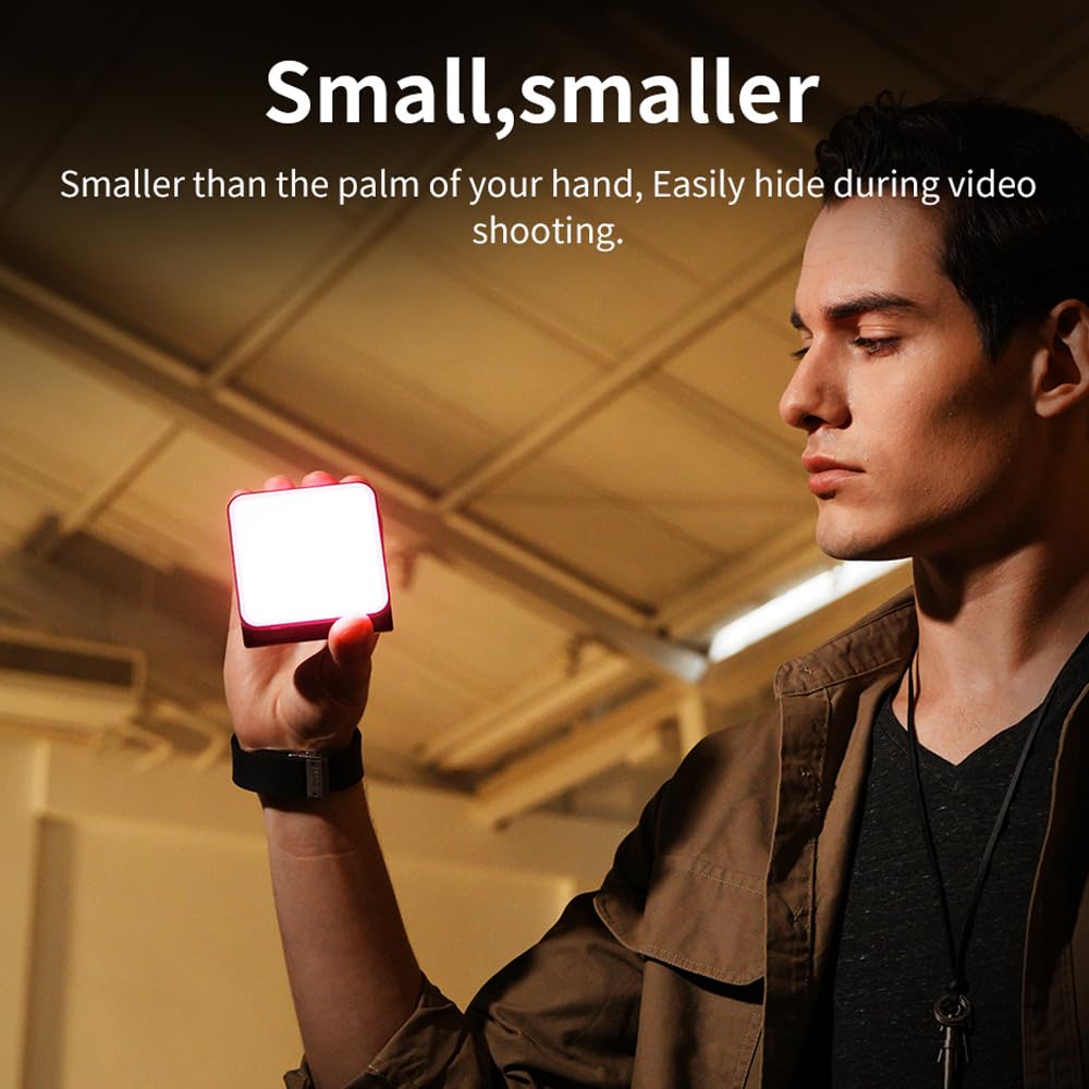 Zhiyun Fiveray M20 On Camera Video Lights, Bi Color 2700K~6500K Led Video Lights, 20W (M20)