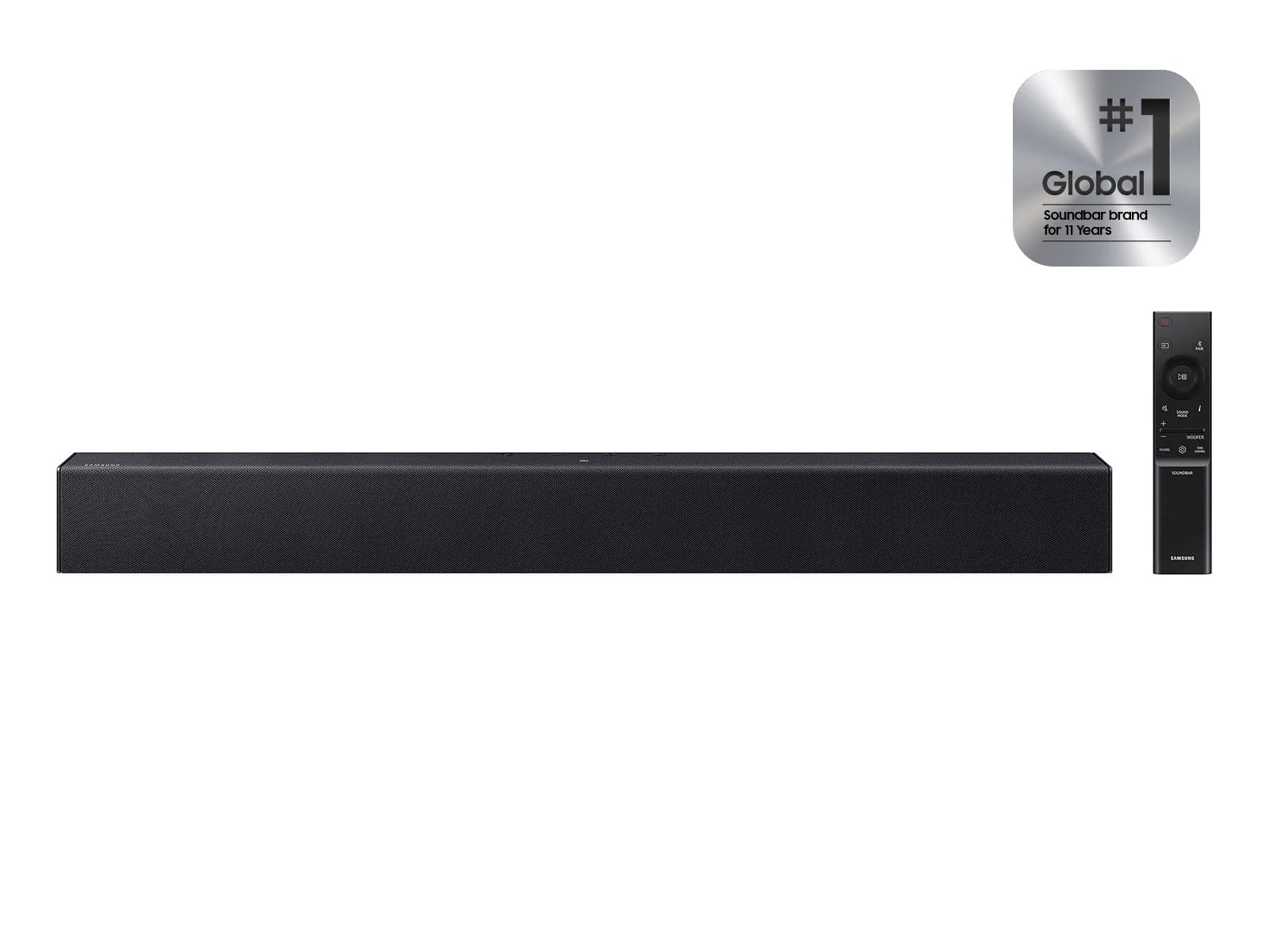 Samsung B-Series Soundbar HW-B400F - 2.1ch Home Theater Audio with Wireless Subwoofer, Deep Bass, Smart Sound Optimization, and 