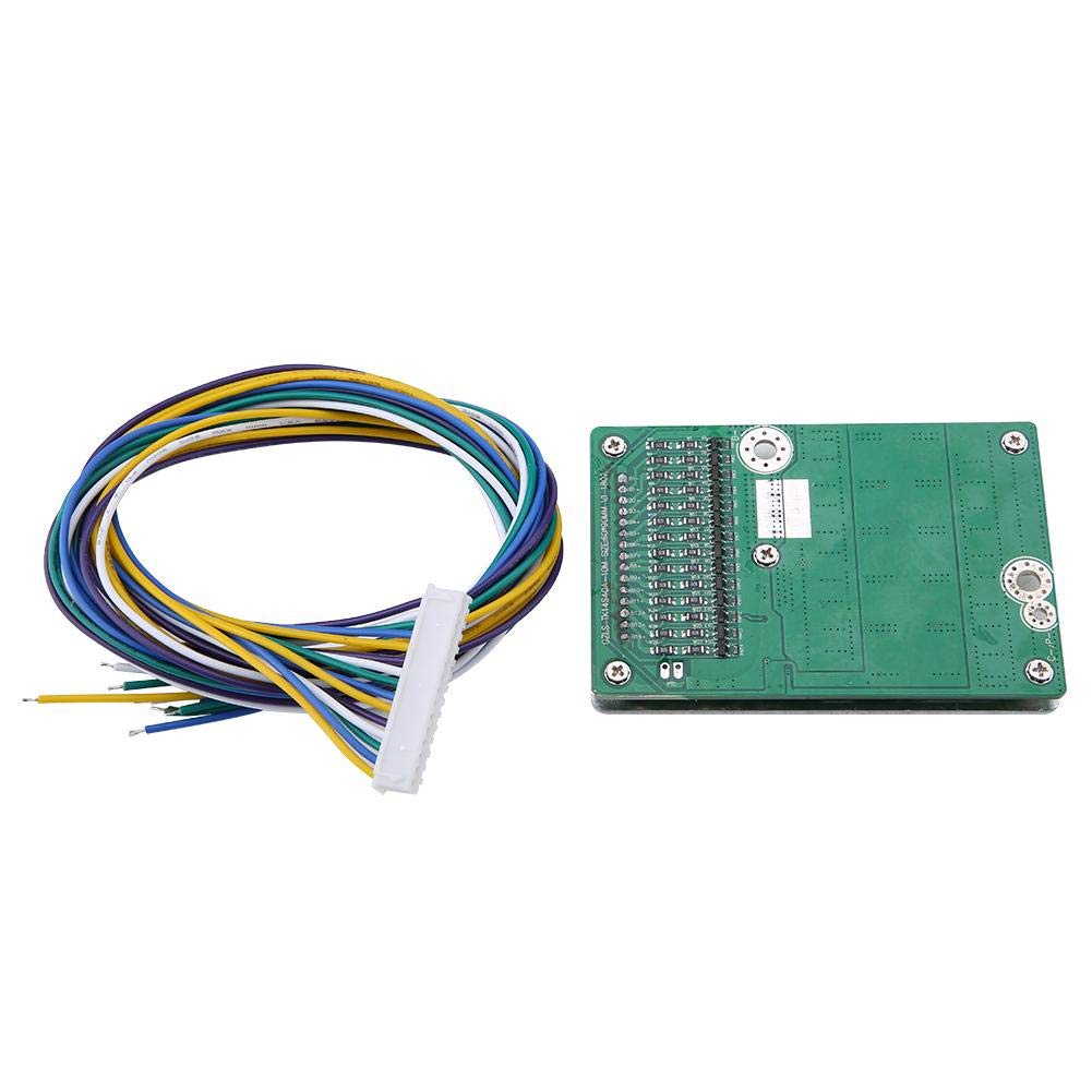 Lithium Battery Charging Board, 14S 48V 100A Pcb Balance Charging Over Discharge Temperature 14 Strings Series Protect Module