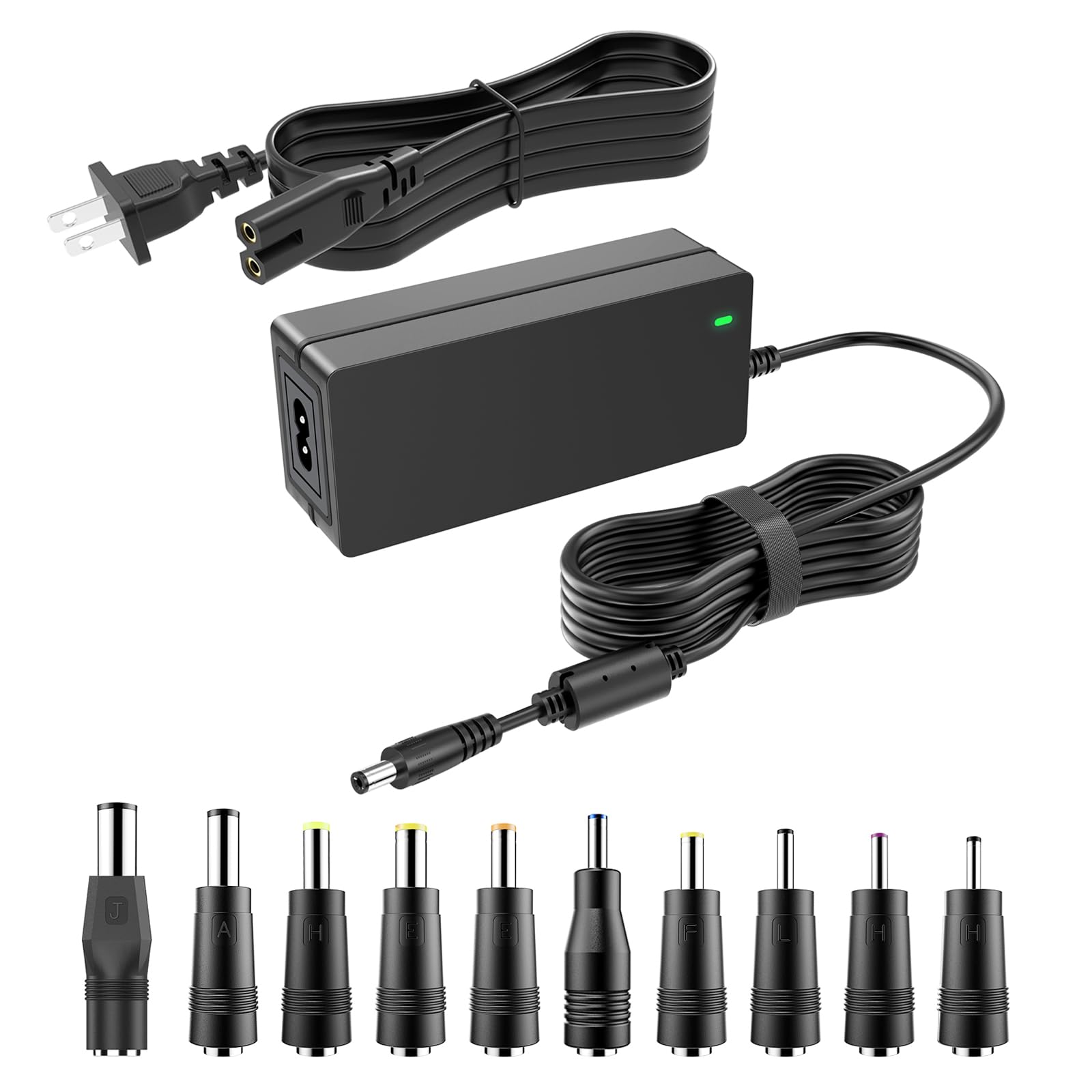 19V DC Power Supply 19V 3.42A Power Adapter 65W 45W with 10tips