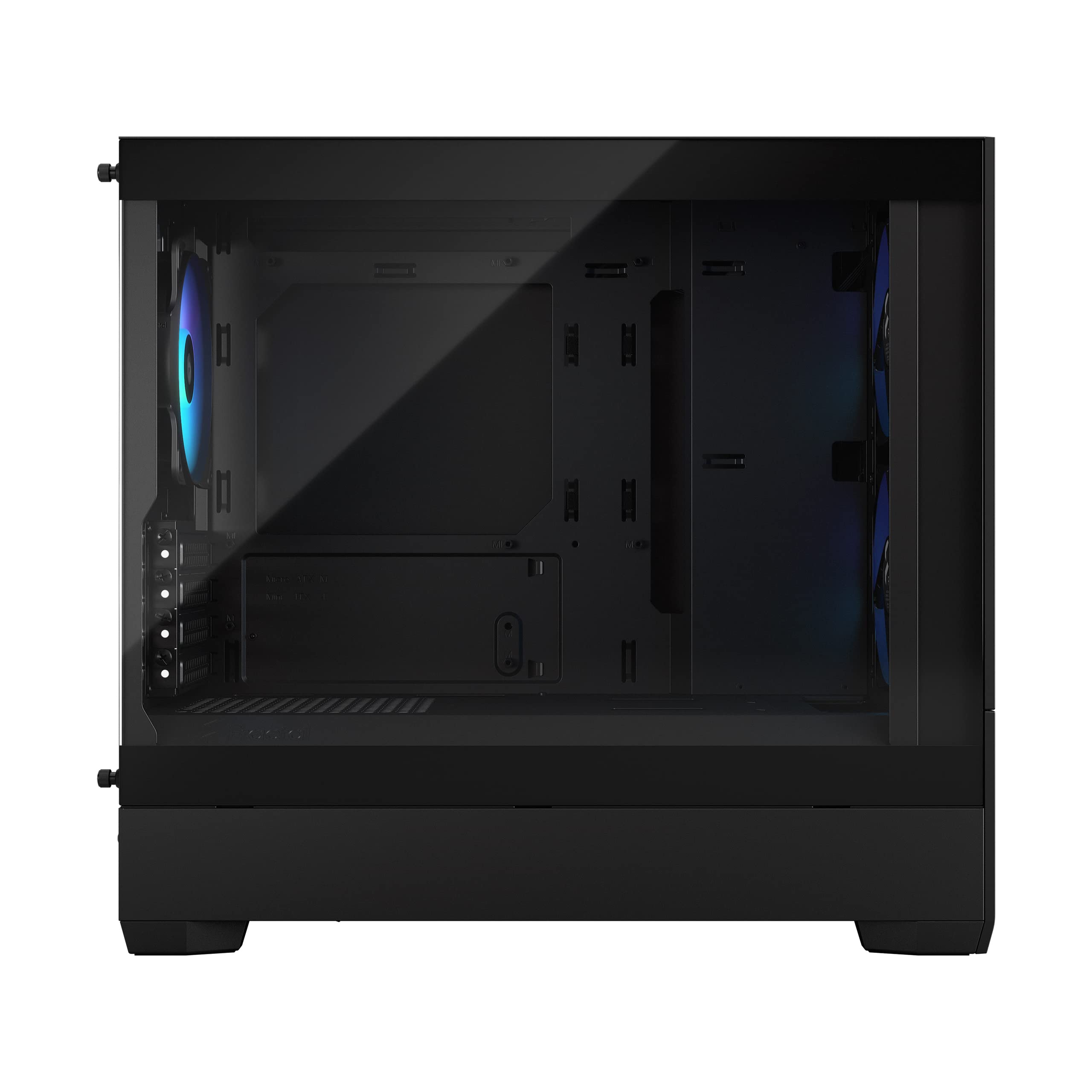 Fractal Design Pop Mini Air Rgb Black Tempered Glass Clear Tint
