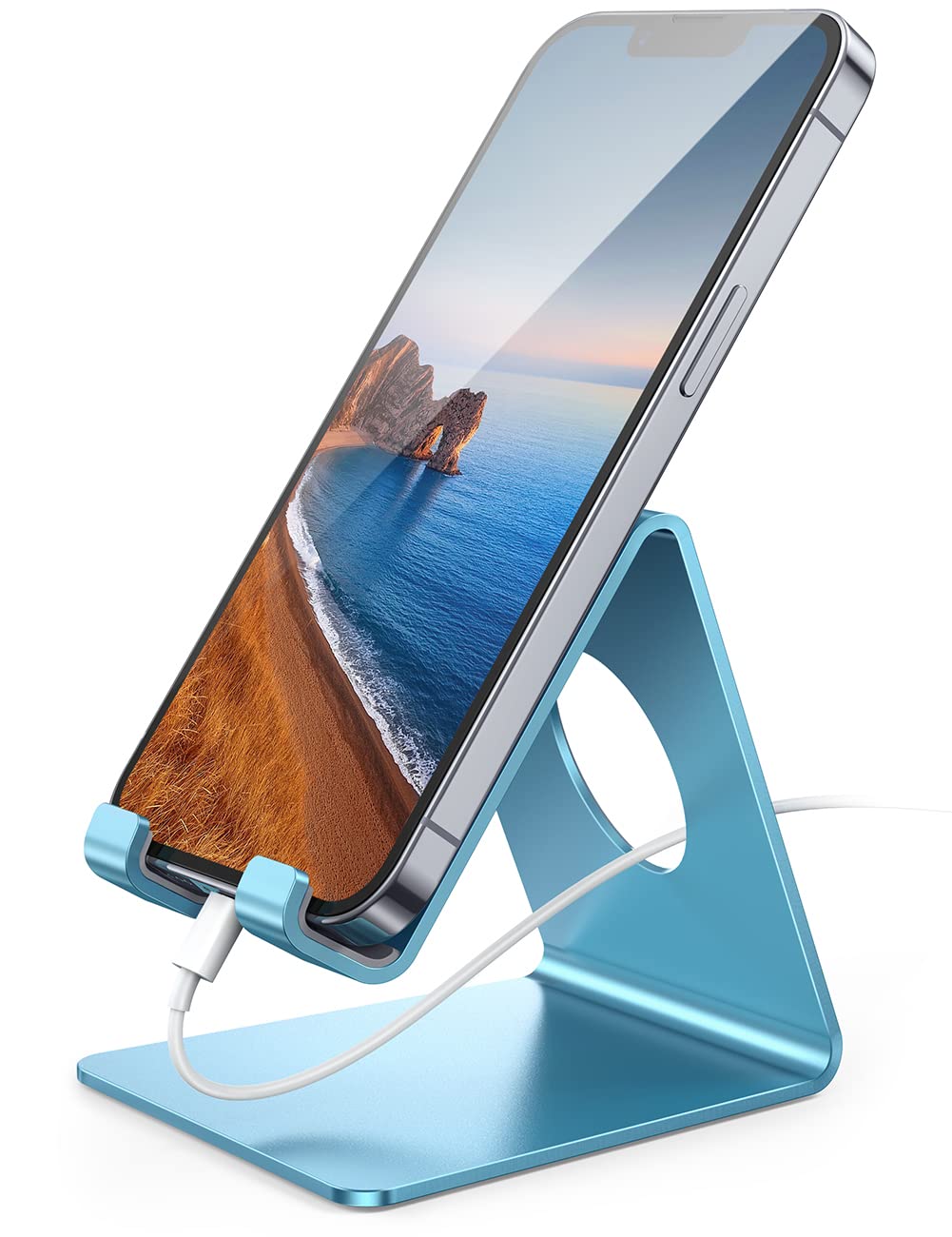 Lamicall Cell Phone Stand, Desk Phone Holder Cradle, Compatible For Phone 13 12 Mini 11 Pro Xs Max Xr X 8 7 6 Plus Se, Smartphon