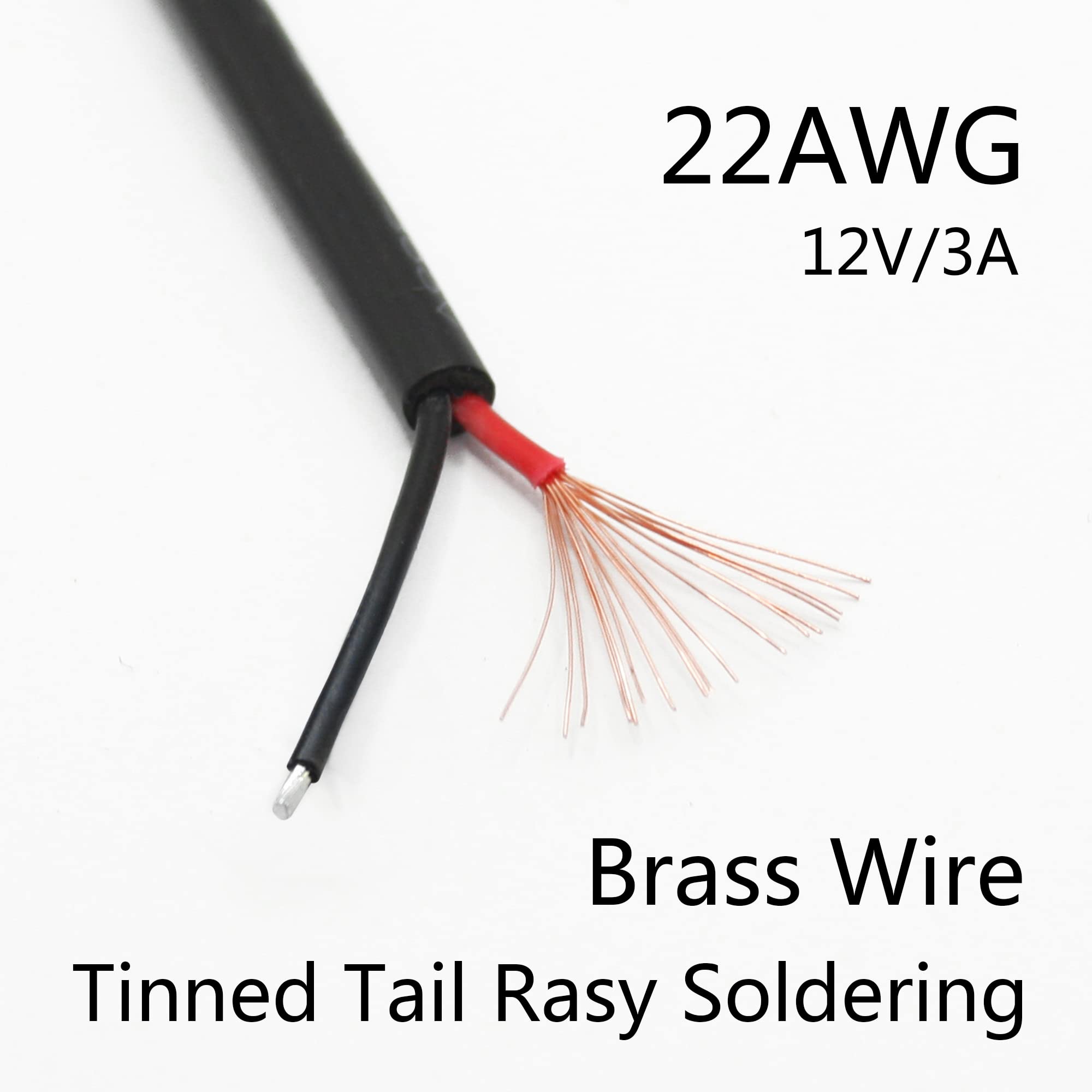 1M/3.3Ft Usb 2.0 Male Plug 2 Pin Bare Wire,Usb A Male Pigtail Open End Power Cable,For 12V/3A Usb Equipment Installed Or Diy Rep