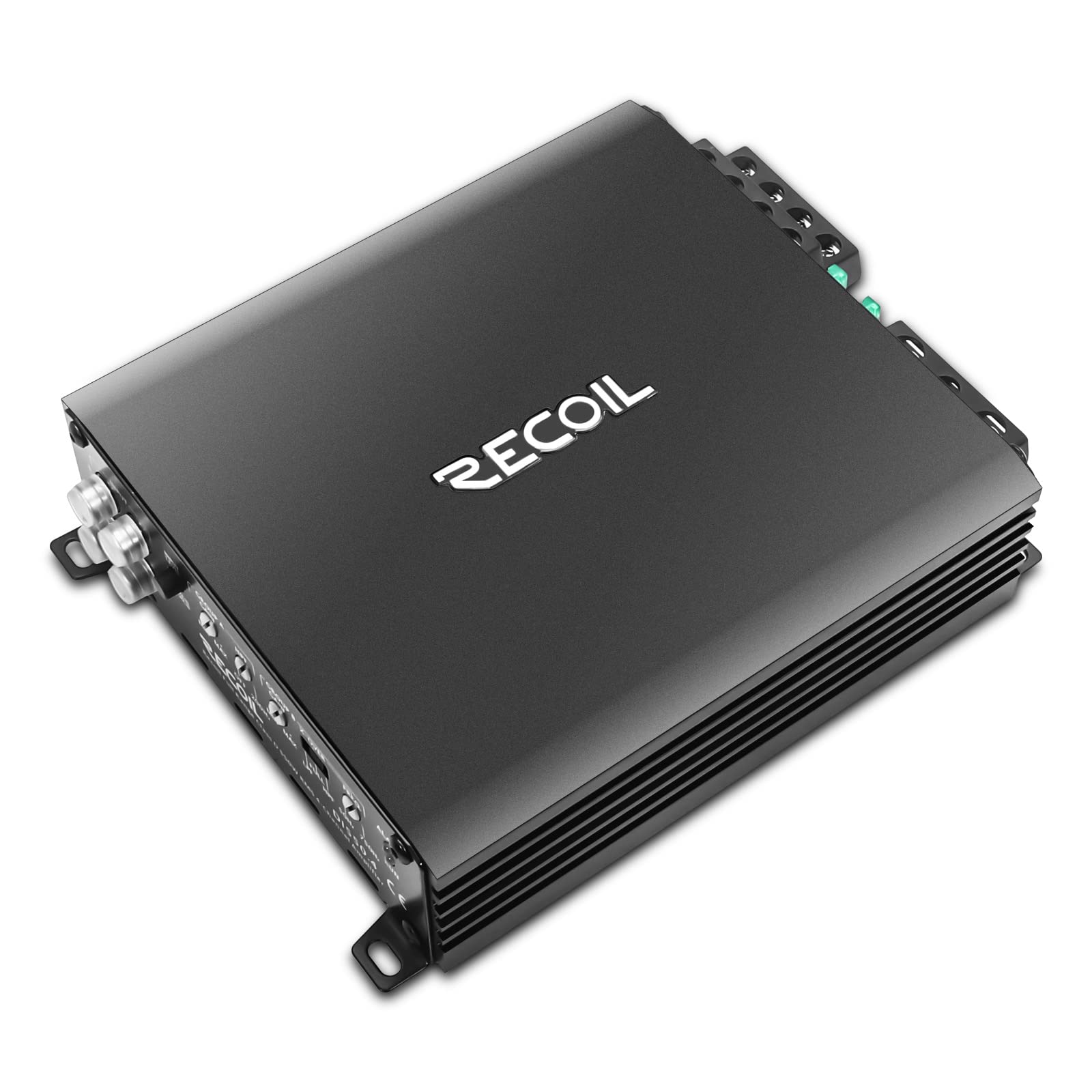 Recoil Di550.4 Full Range Class D 4 Channel Car Audio Amplifier, 1,040 Watts Max Power, 2 4 Ohm Stable, Mosfet Power Supply, Bri