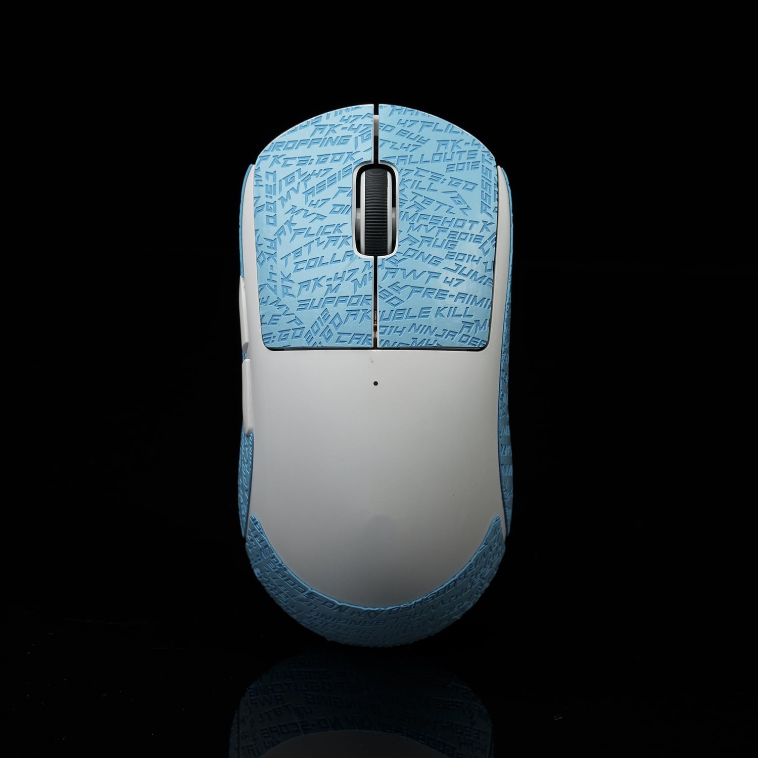 Hokeyio Mouse Grip Tape For Logitech G Pro X Superlight 2 Non Slip Suck Sweat Cs Letter Blue