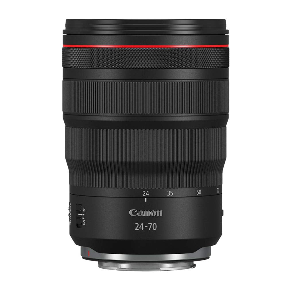Canon RF24 70mm F2.8 L is USM Lens, Standard Zoom Lens, Compatible with EOS R Series Mirrorless Cameras, Black
