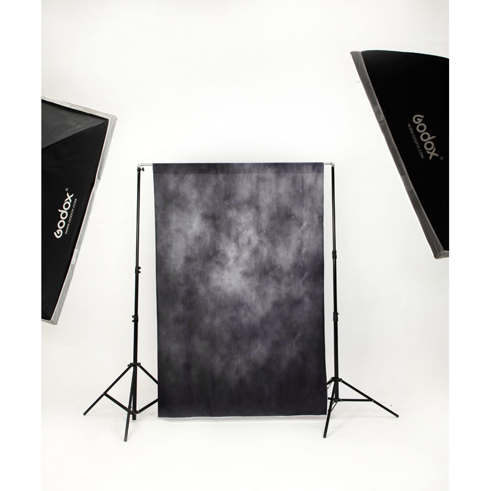 Kate 5X7Ft/1.5X2.2M Medium Grey Portrait Backdrop Headshot Background Gray Texture Fabric Photography Studio Props