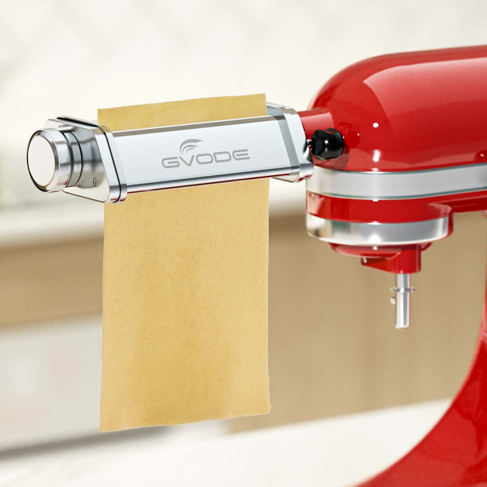 Pasta Attachment For Kitchenaid Stand Mixer Included Pasta Sheet Roller, Spaghetti Cutter And Fettuccine Cutter Pasta Maker Stai