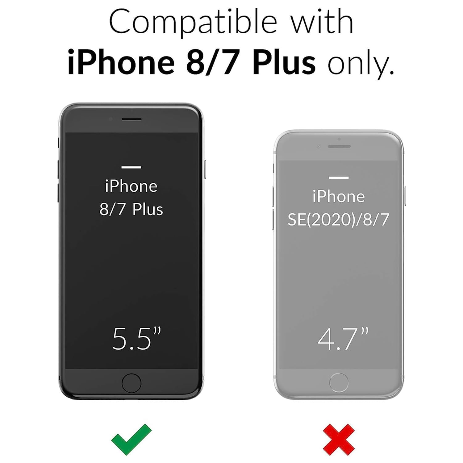 Oakxco For Iphone 7 Plus Case Iphone 8 Plus Case Liquid Silicone, Cute Thin Slim Soft Rubber Gel Smooth Cover For Women Girl, Ma