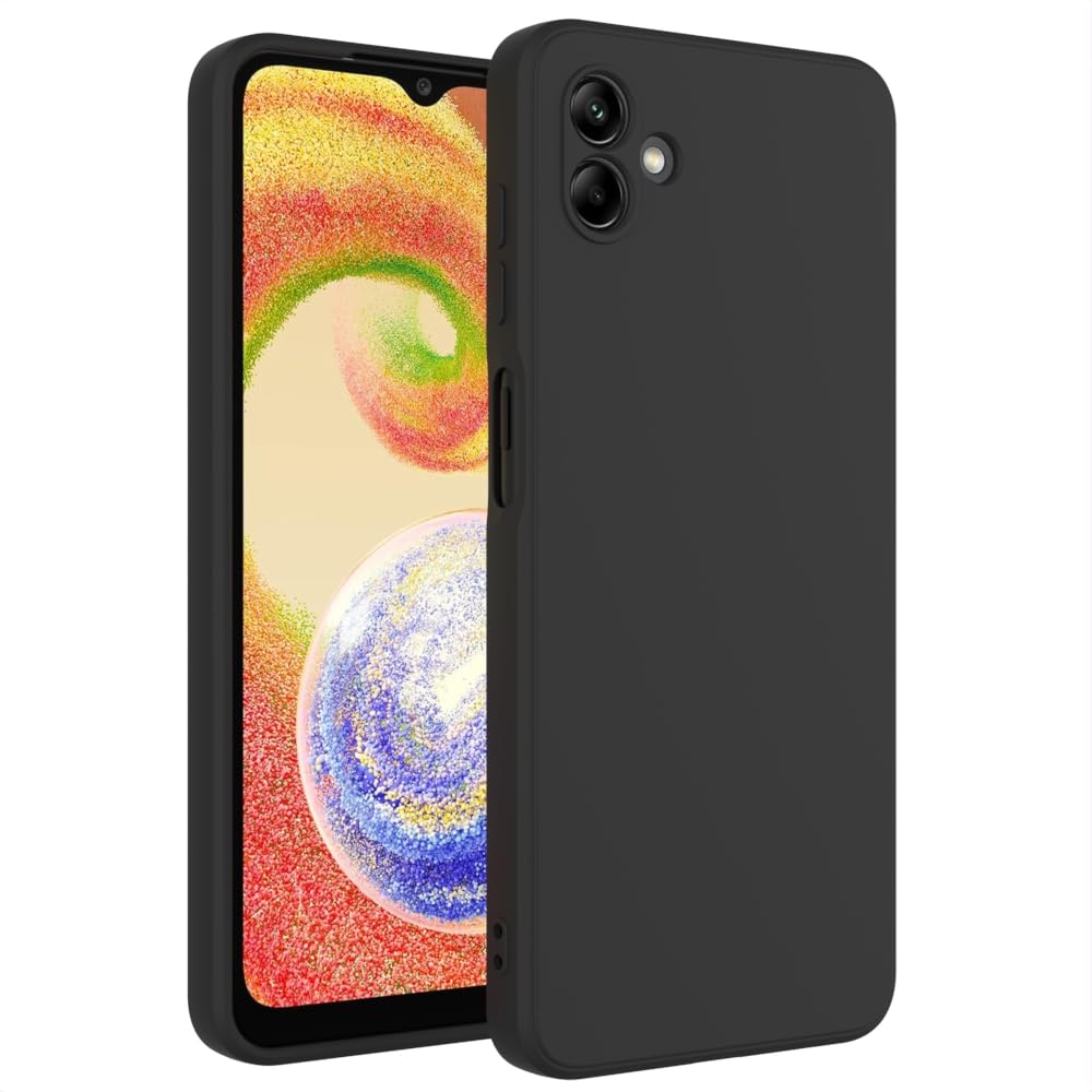 Wogroo For Samsung Galaxy A05 Case Black, Scratch Resistant With Soft Touch, Slim Thin Phone Cover For Samsung Galaxy A05