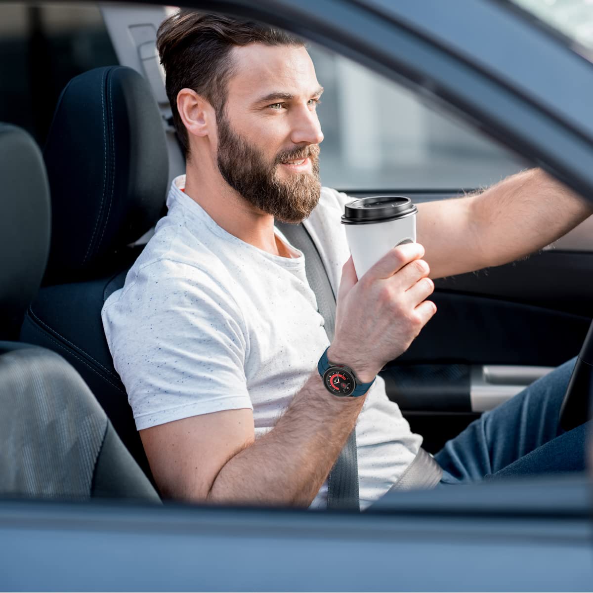 Galaxy Watch 5 Bands 44Mm 40Mm/Galaxy Watch 5 Pro Bands 45Mm, No Gap Silicone Sport Bands Compatible With Samsung Galaxy Watch 5