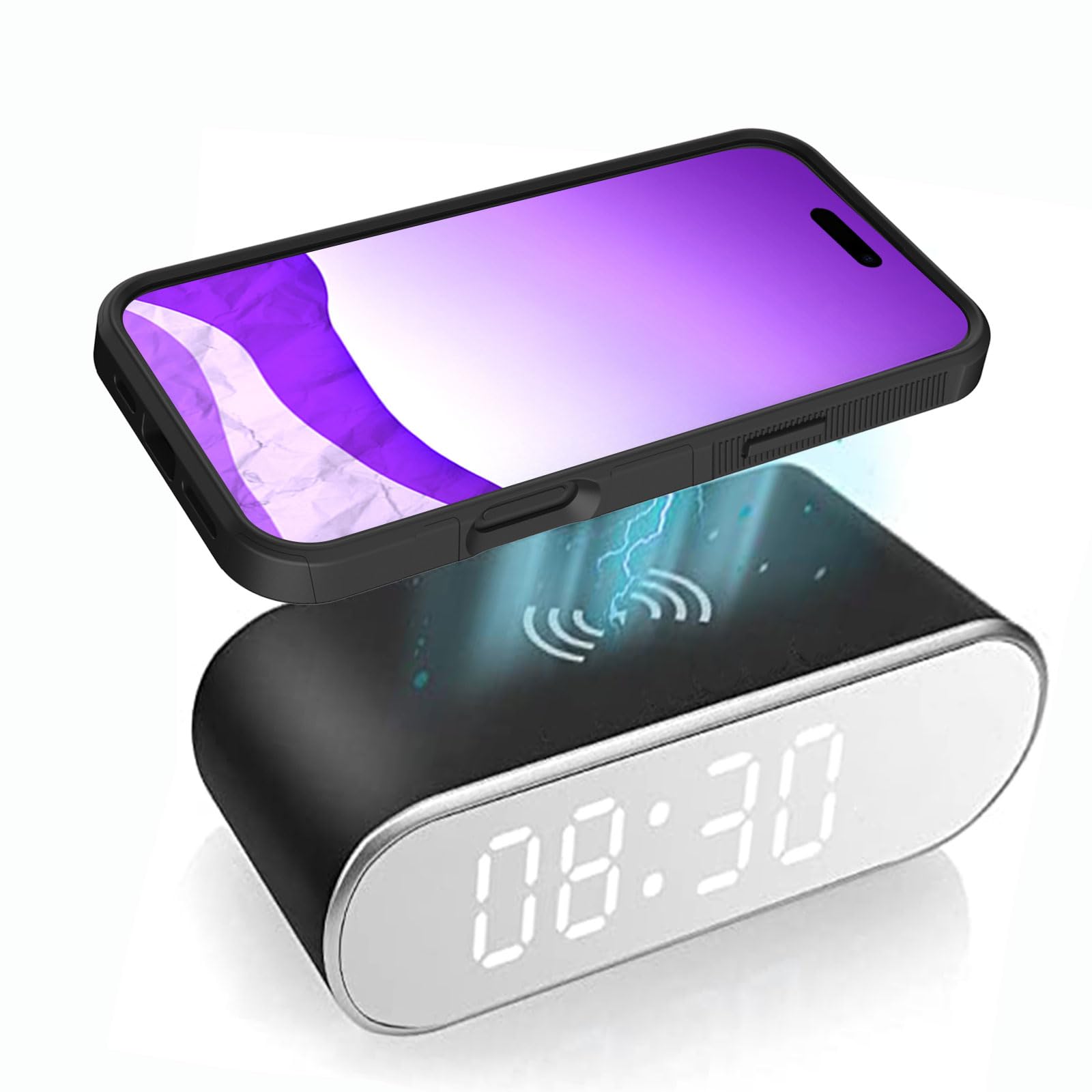 Cicplkse For Iphone 16 Pro Case,Dual Layer Heavy Duty Hybrid Shockproof Hard Pc Soft Silicone Tpu Bumper Protective Cover Case F