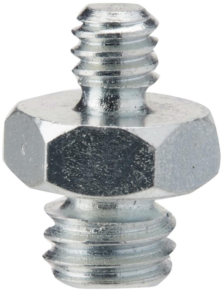 Manfrotto 147 Short Adapter Spigot 3/8In. +1/4In.,Silver
