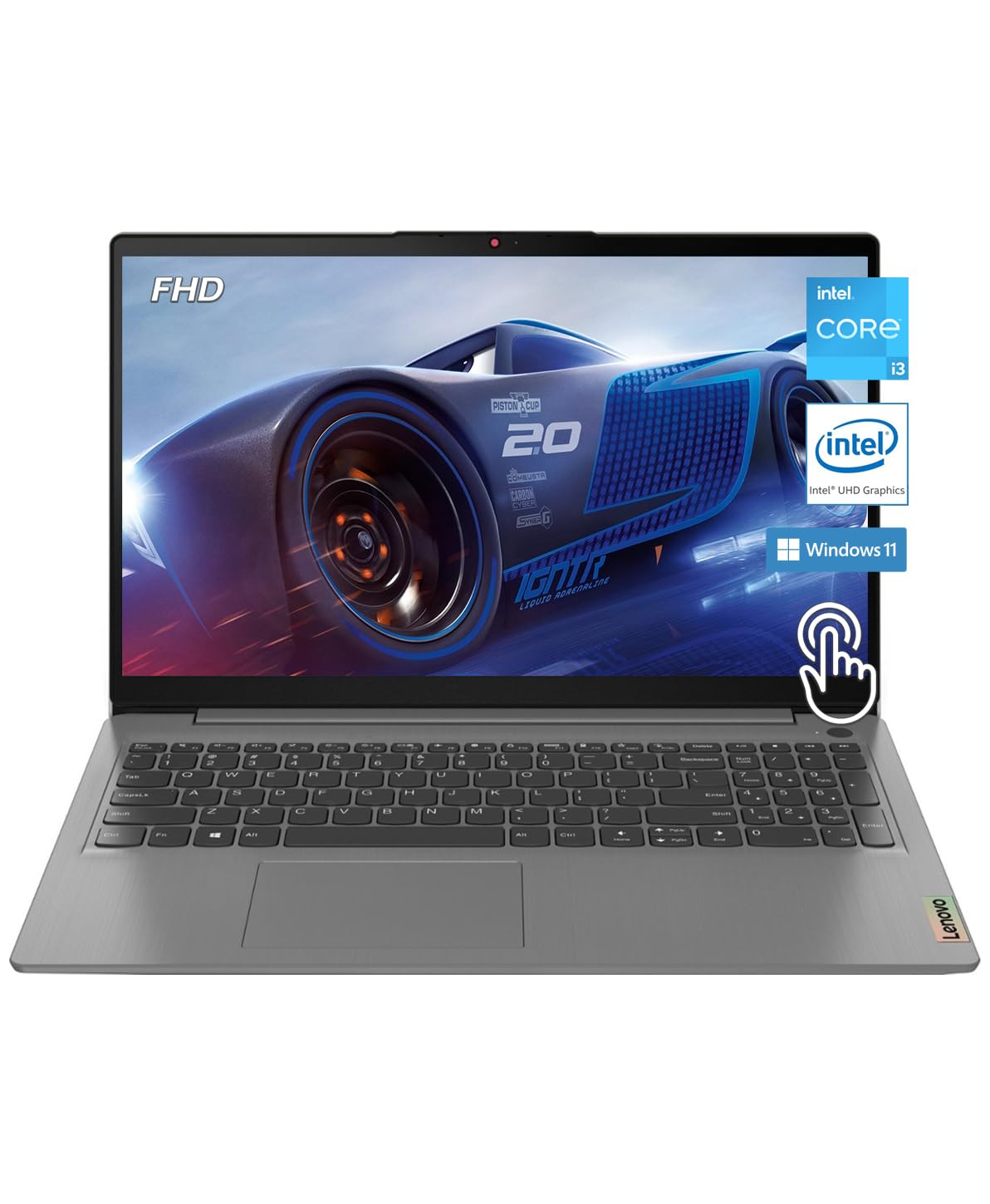Lenovo 2023 Ideapad 3i, 15.6 FHD Touchscreen, 11th Gen Intel Core i3-1115G4, 12GB DDR4 RAM, 512GB SSD, HDMI, Webcam, Wi-Fi6, Blu