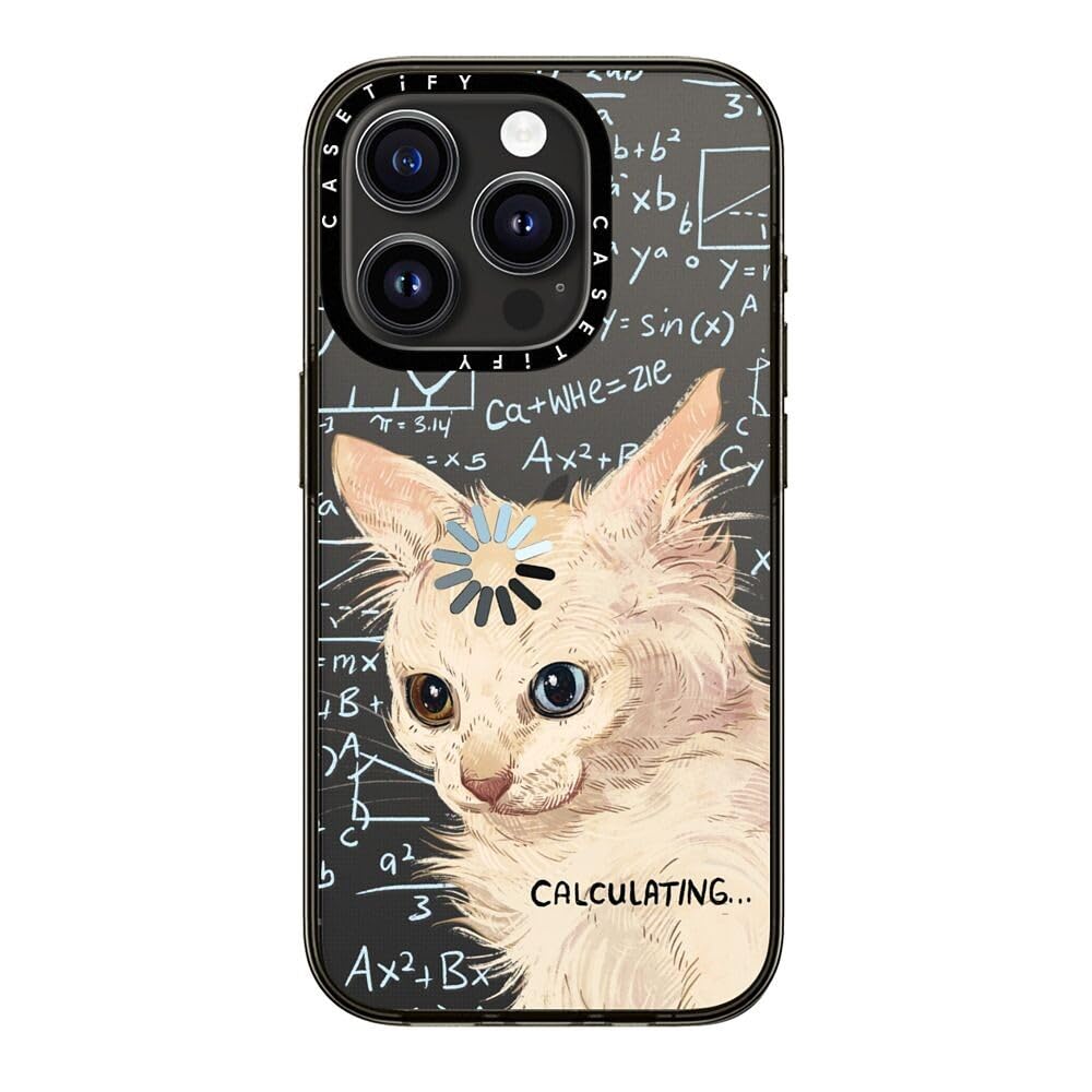 Casetify Compact Iphone 15 Pro Case [2X Military Grade Drop Tested / 4Ft Drop Protection]   Calculating...   Clear Black