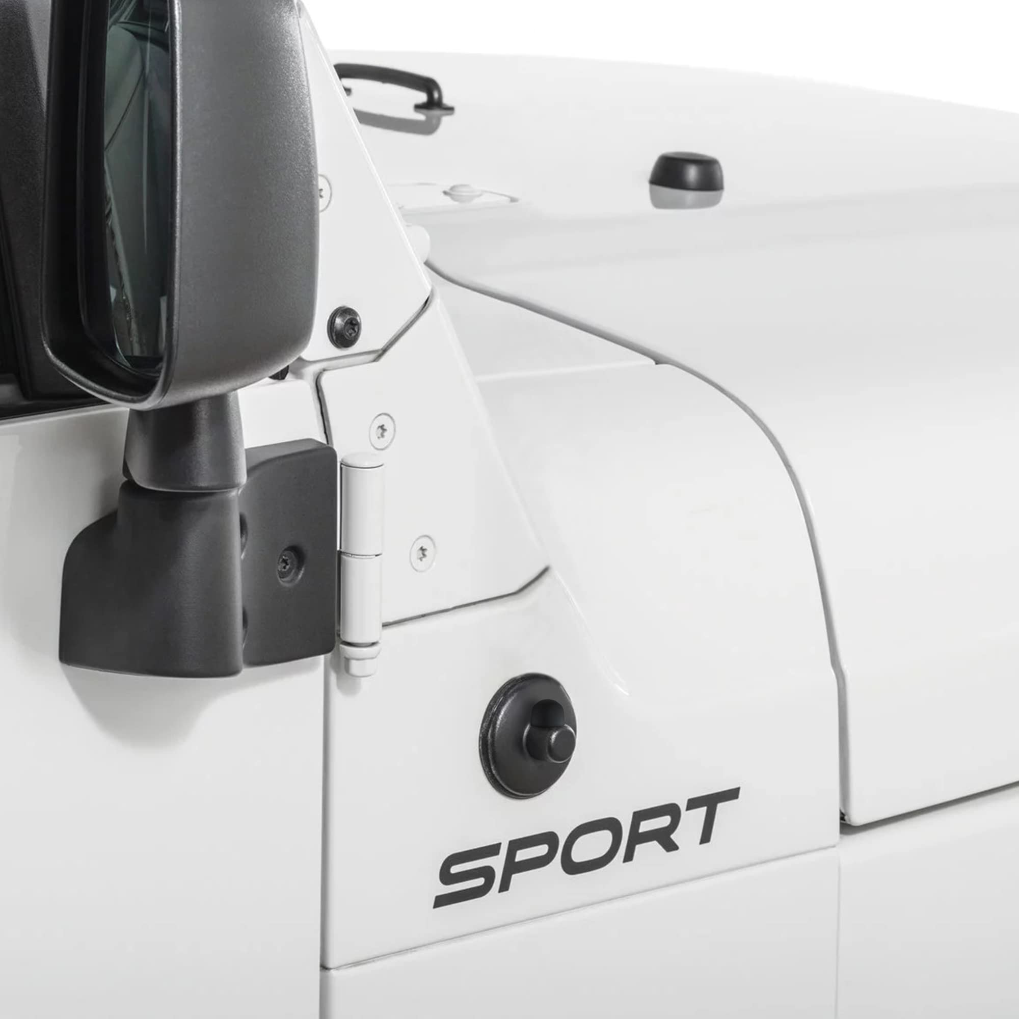 Basiker Antenna Delete Cap Fit For Jeep Wrangle Gladiator Jk Jl Rubicon Sport Unlimited 4Xe Willys Mojave, Car Wash Proof Jeep Antenna Cover Antenna Delete, Jeep Accessories