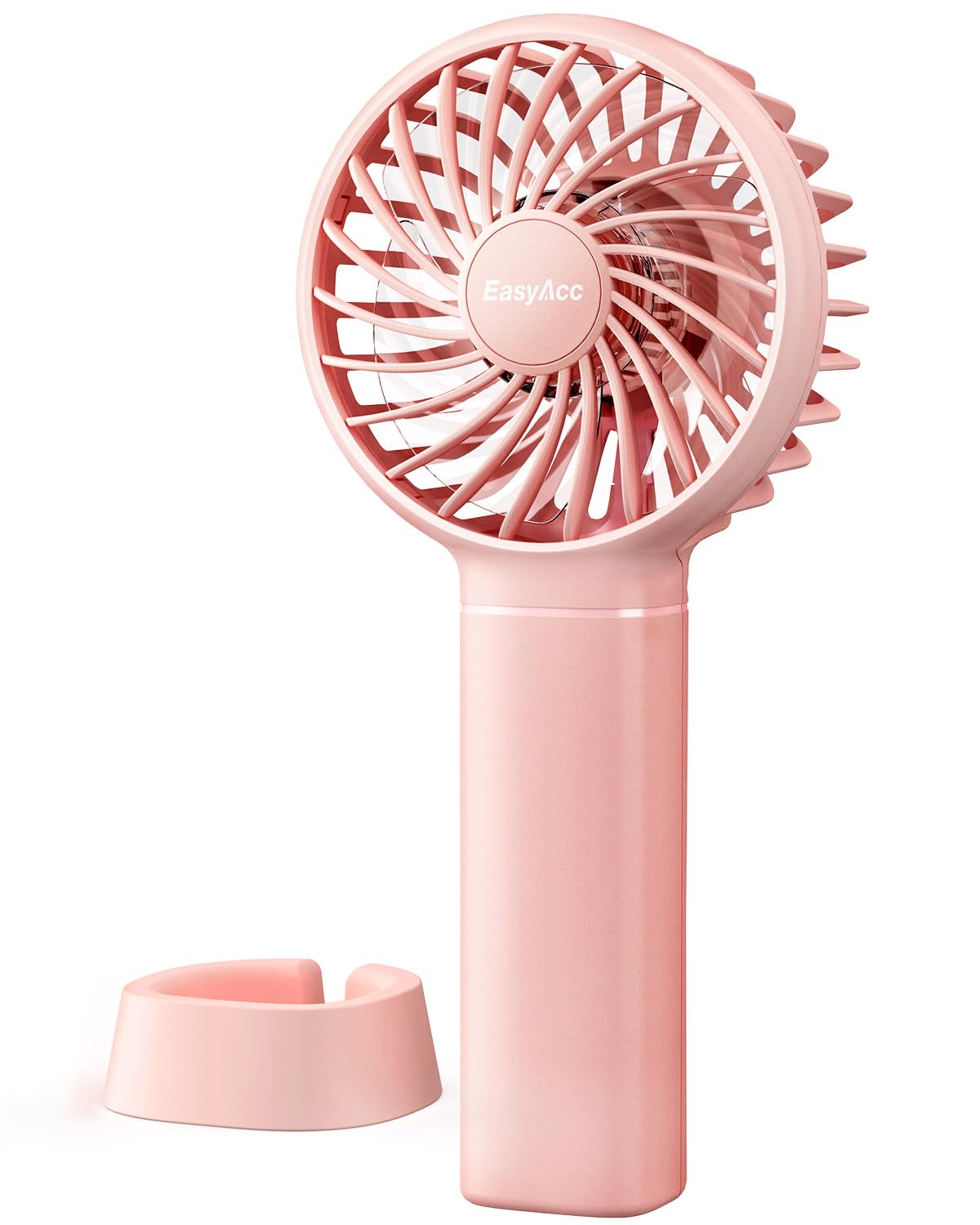Easyacc Mini Portable Fan Handheld Fan | Premium Motor Powerful Personal Fan [Lifetime Service ] 3 Speed Lanyard Base Usb C Rech