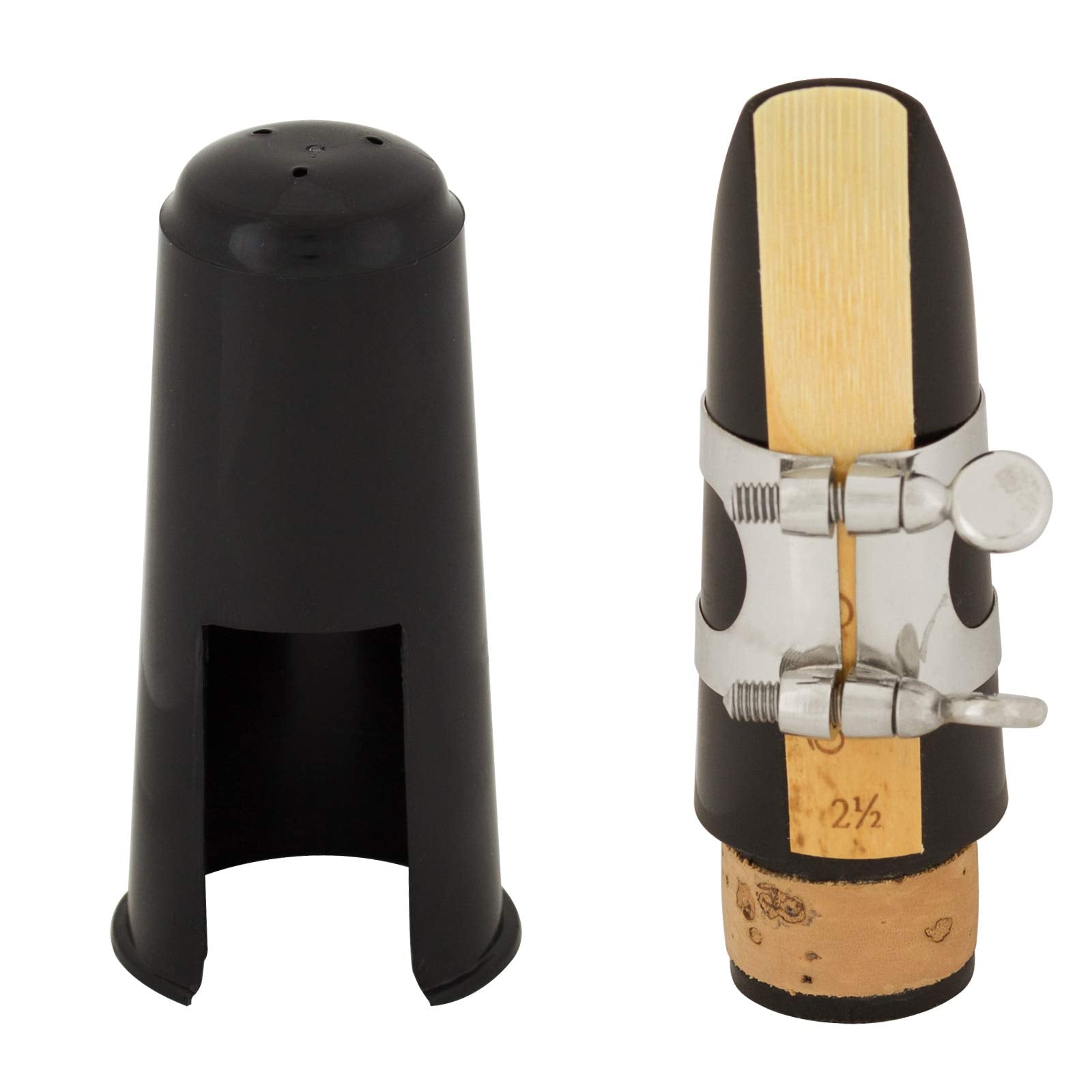Cecilio B Flat Clarinet Mouthpiece With Ligature, One Reed And Plastic Cap