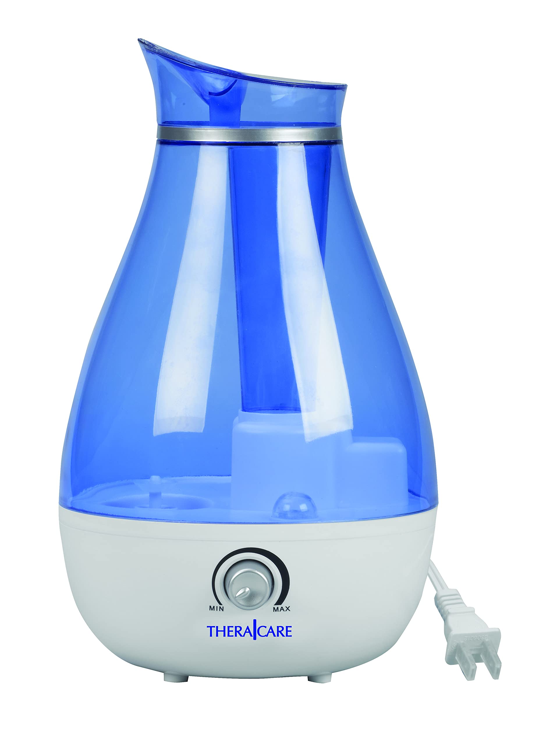 Thera|Care Cool Mist Ultrasonic Humidifier | For Medium Size Rooms | No Filter Required Blue
