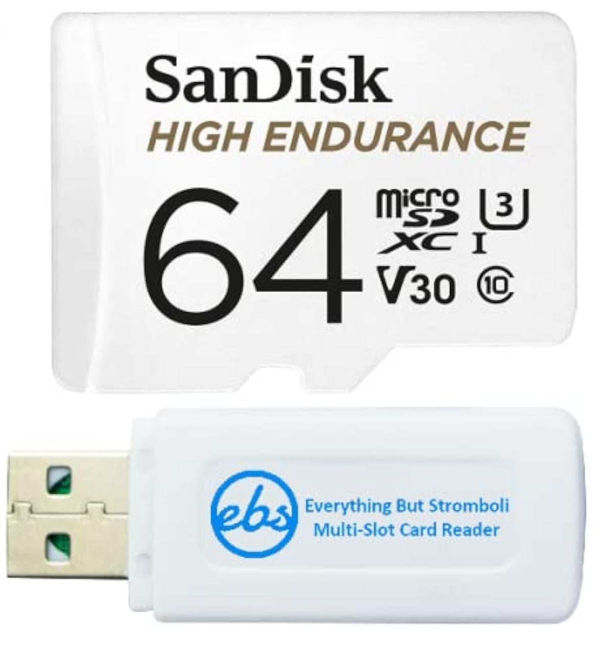 Sandisk Text Sandisk 64Gb High Endurance Micro Sd Memory Card Works With Wyze Cam V3 ...
