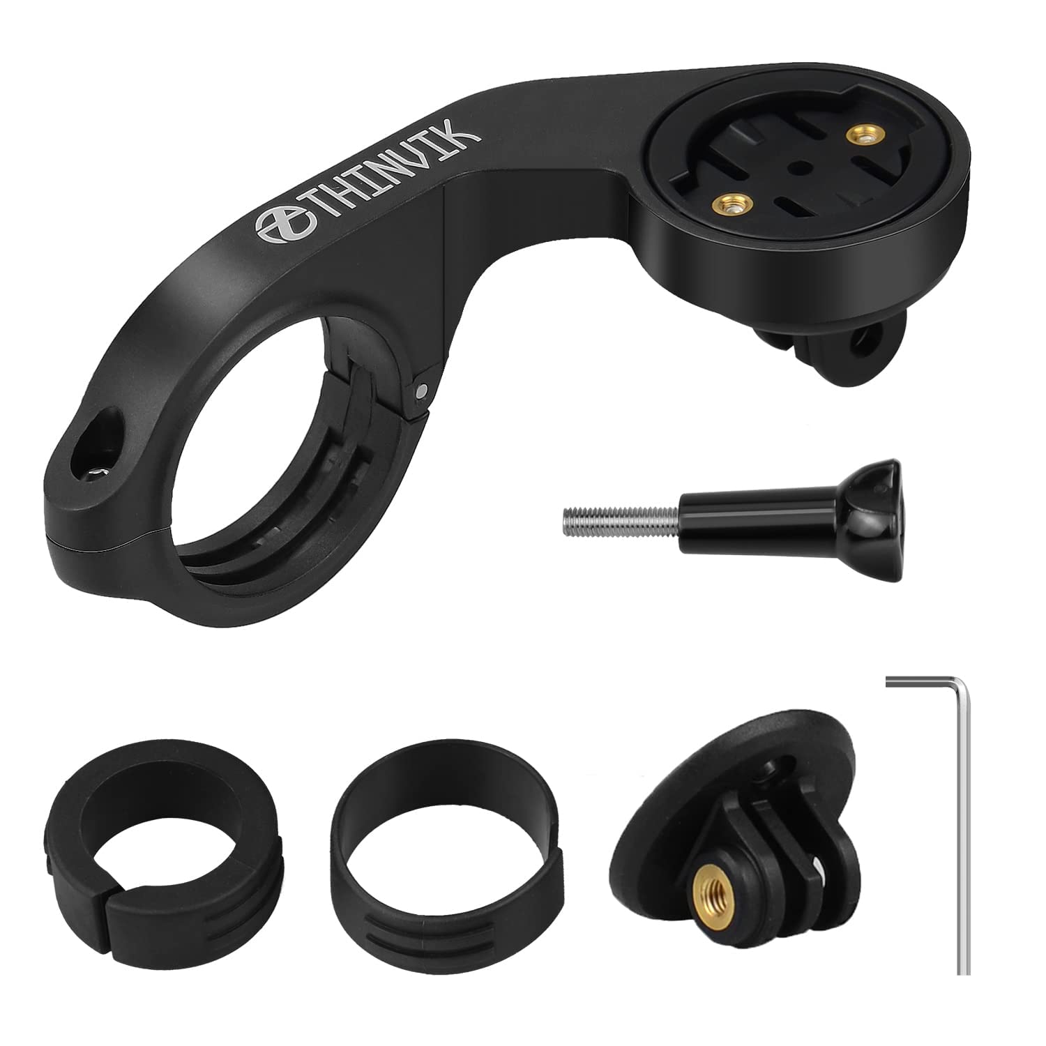 Thinvik Bike Computer Mount Out Front Mount For Garmin Edge1040 1030 840 830 540 530 130 Bike Computer Gps Compatible With 31.8M