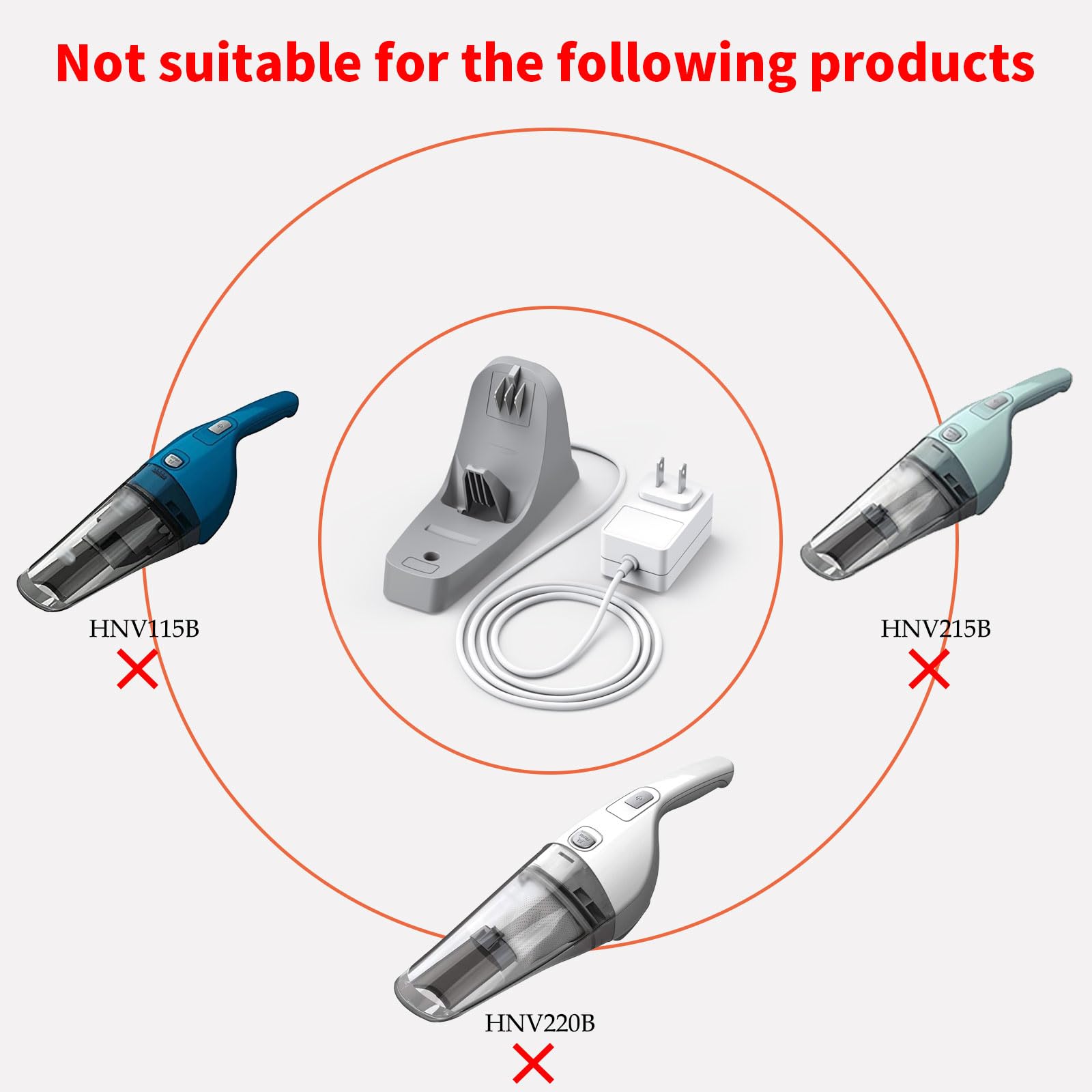8.2V 150Ma Charging Dock Compatible With Black And Decker Hnvc215B12Aev Dusbuster Handheld Vacuum, Replacement Charger Base Comp